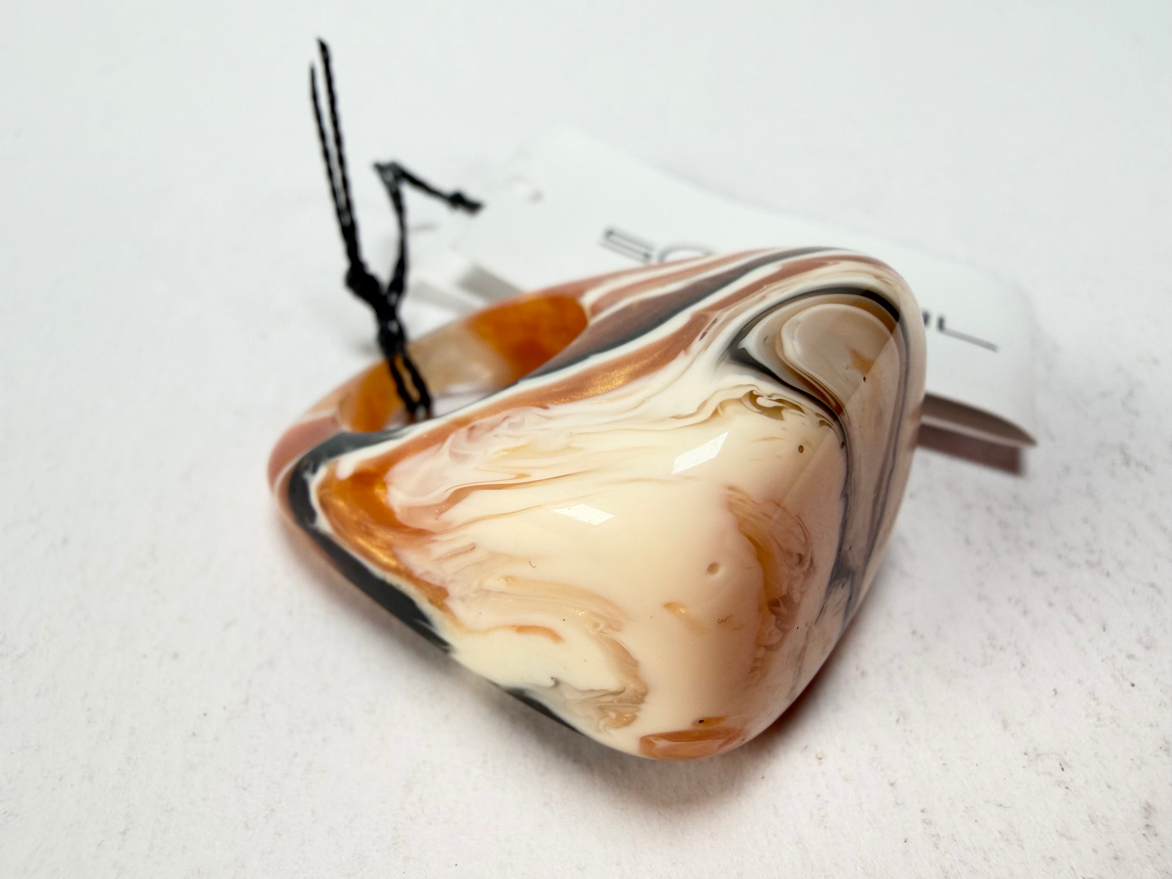 Sobral - Carmelo "Wave" Resin Ring ( 005325 ) - Size UK N / US 7