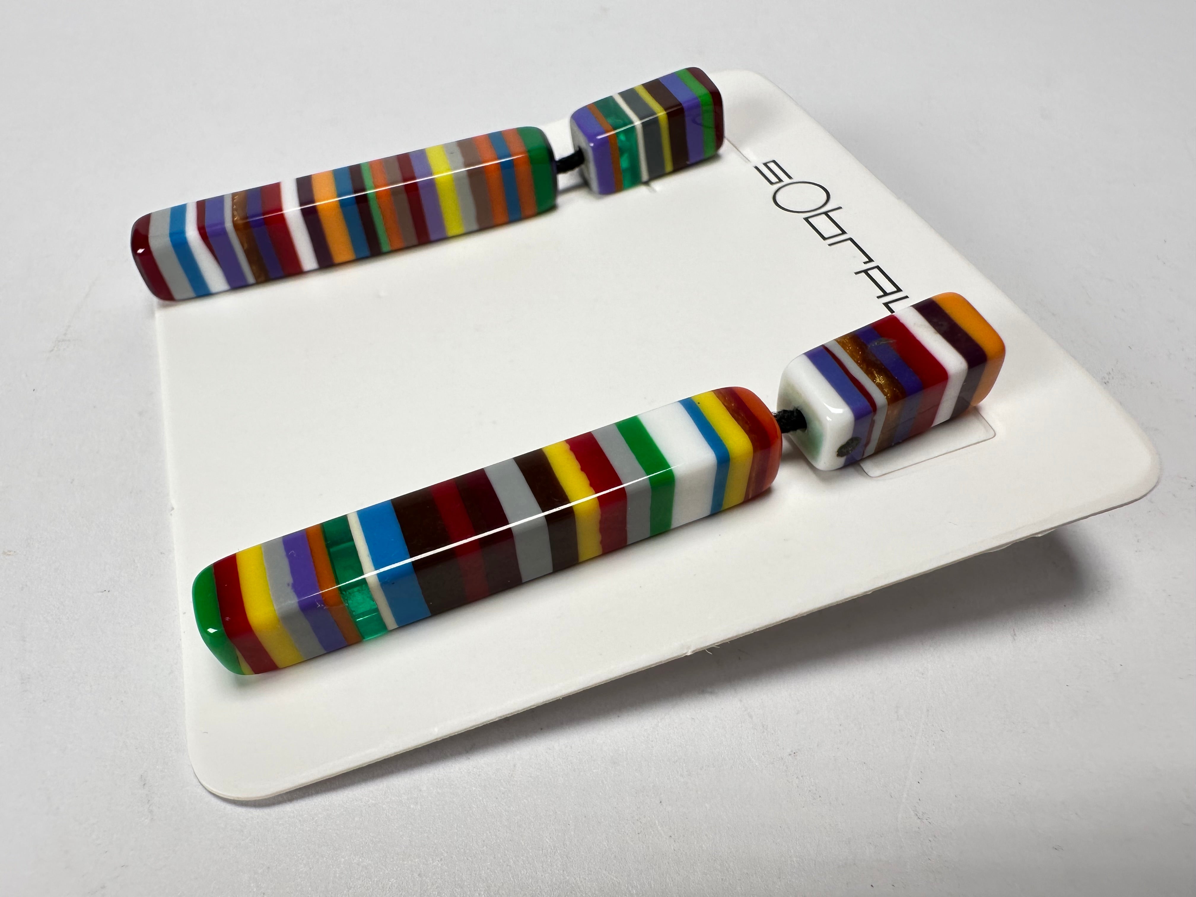Sobral - Pop Art "Clarissa" Resin Earrings ( 002452 )