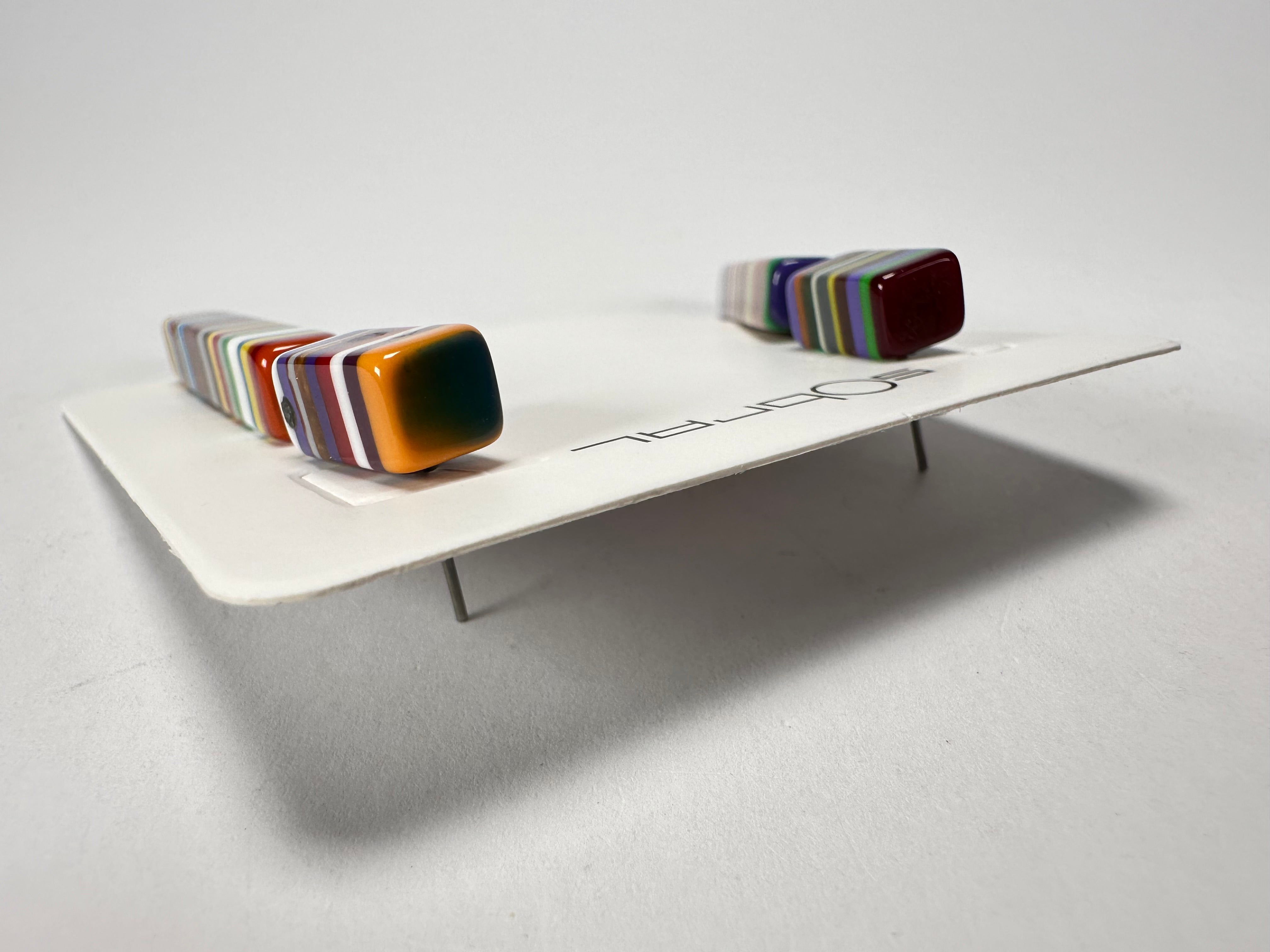 Sobral - Pop Art "Clarissa" Resin Earrings ( 002452 )