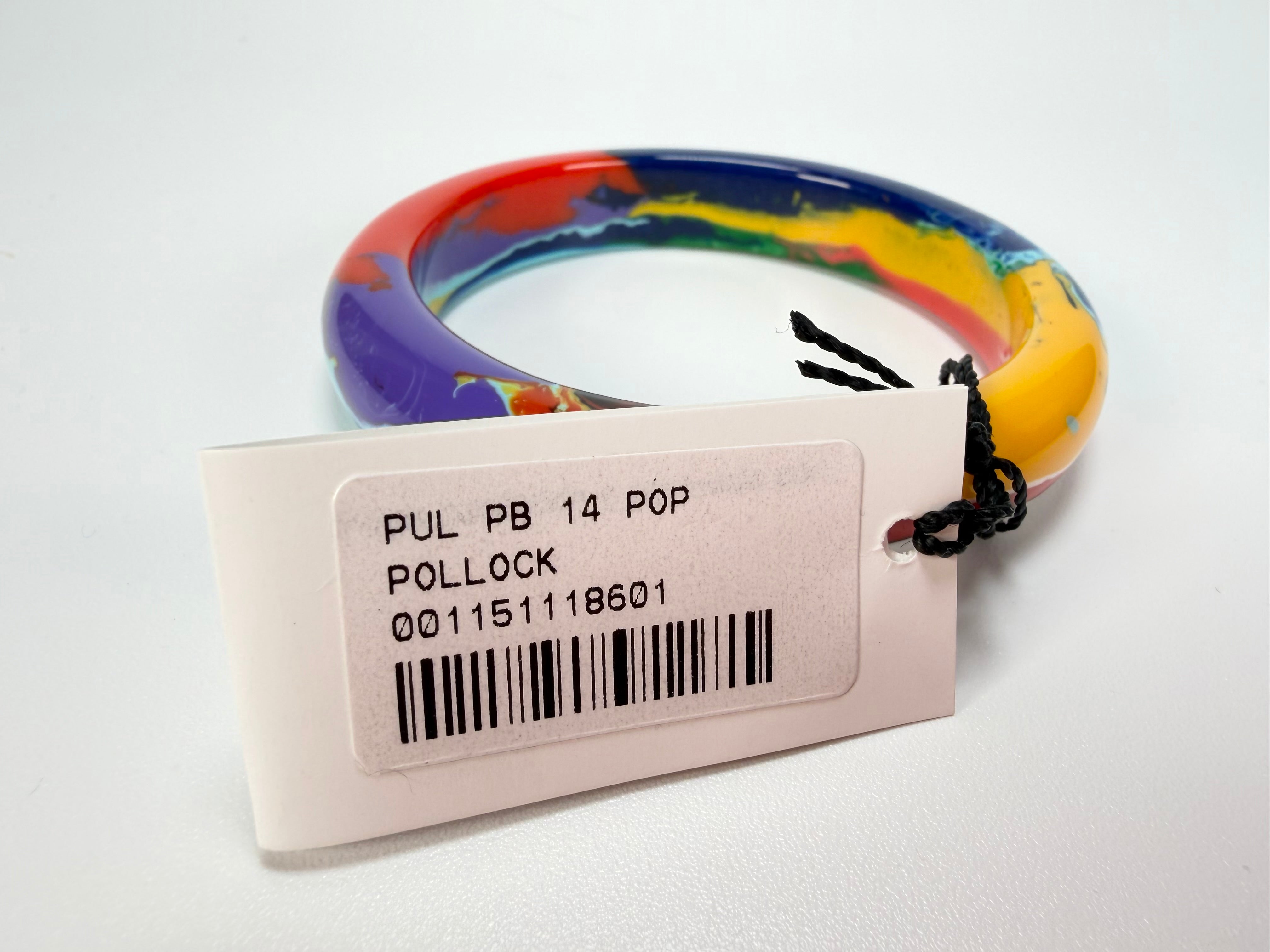 Sobral - Multi-Colour "PB14 Pollock" Resin Solid Bangle ( 001151 )