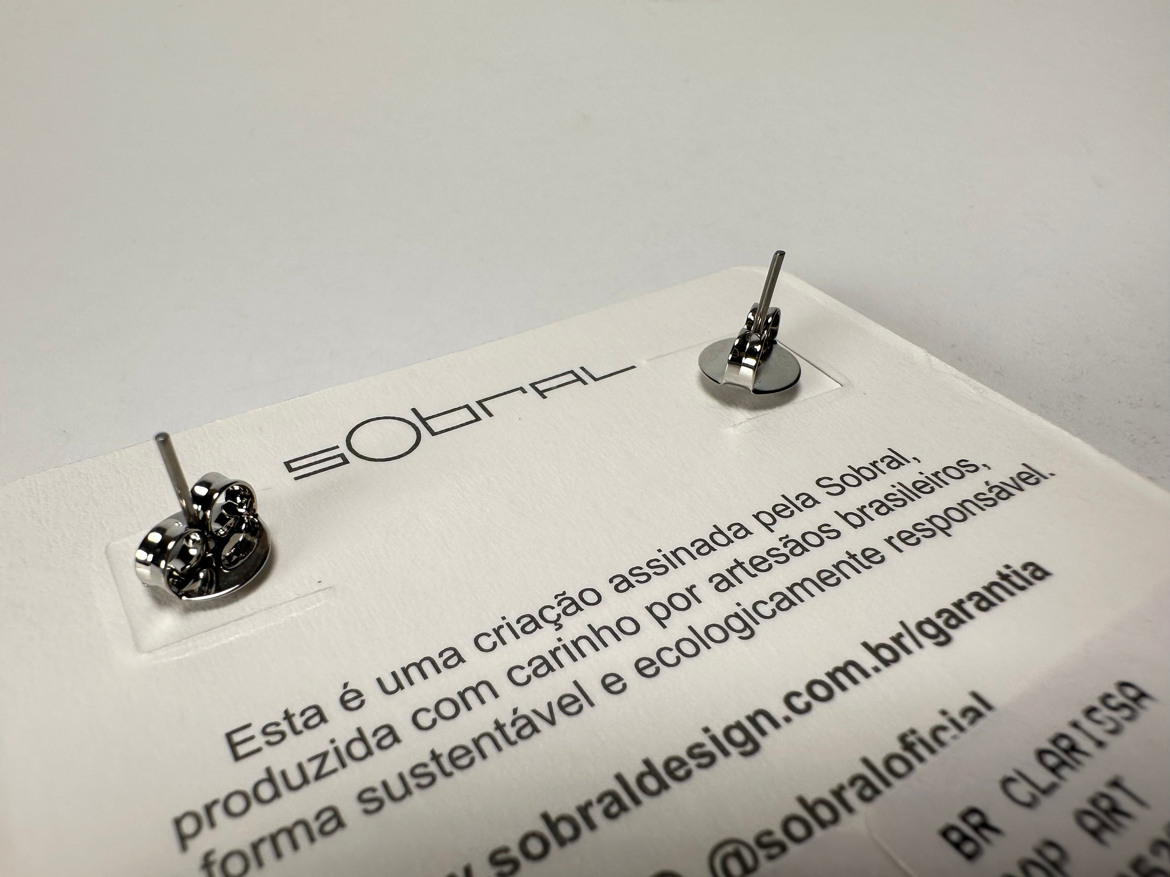 Sobral - Pop Art "Clarissa" Resin Earrings ( 002452 )