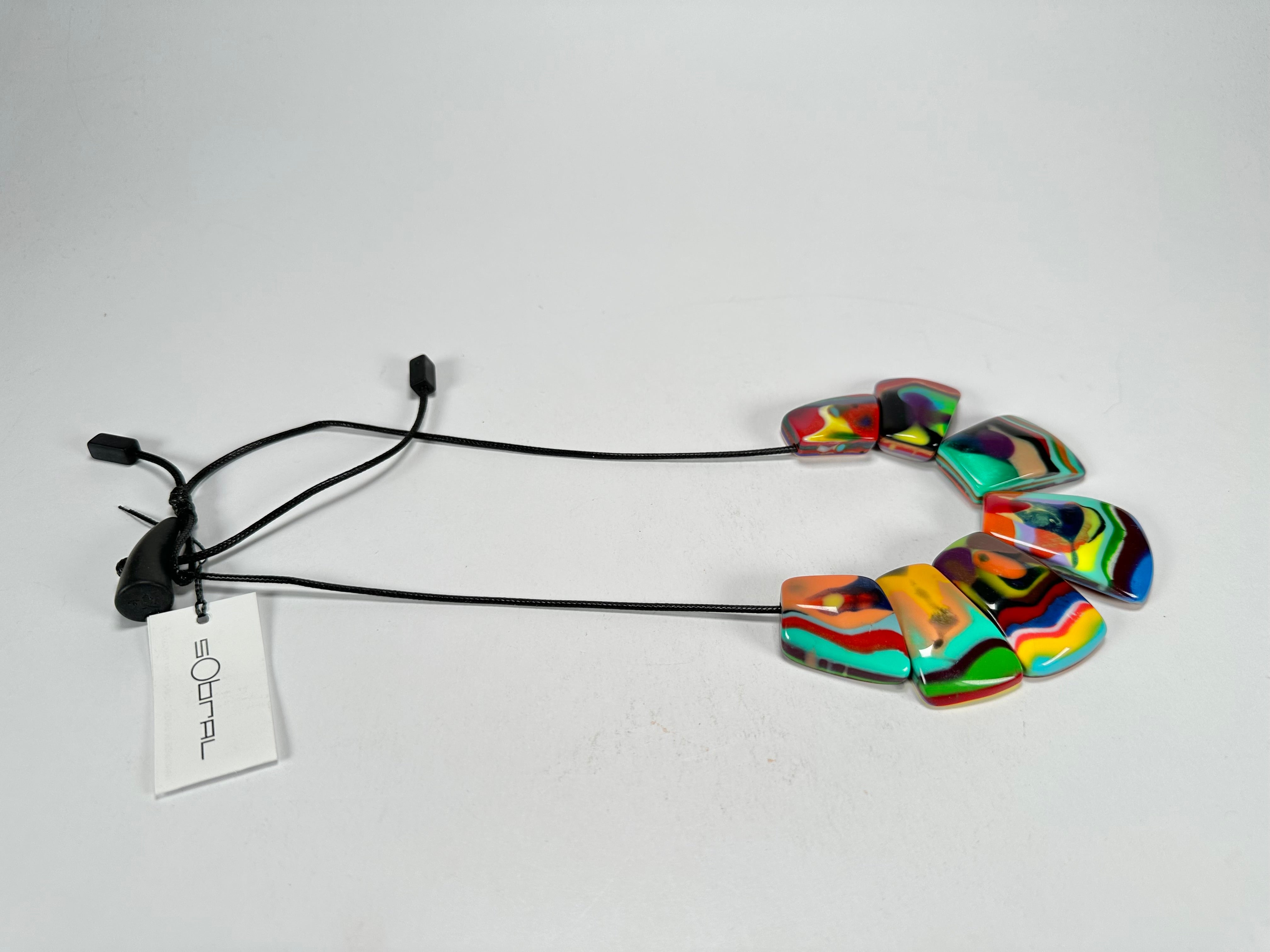Sobral - Multi-Colour "Franz" Resin Necklace ( 003615 )