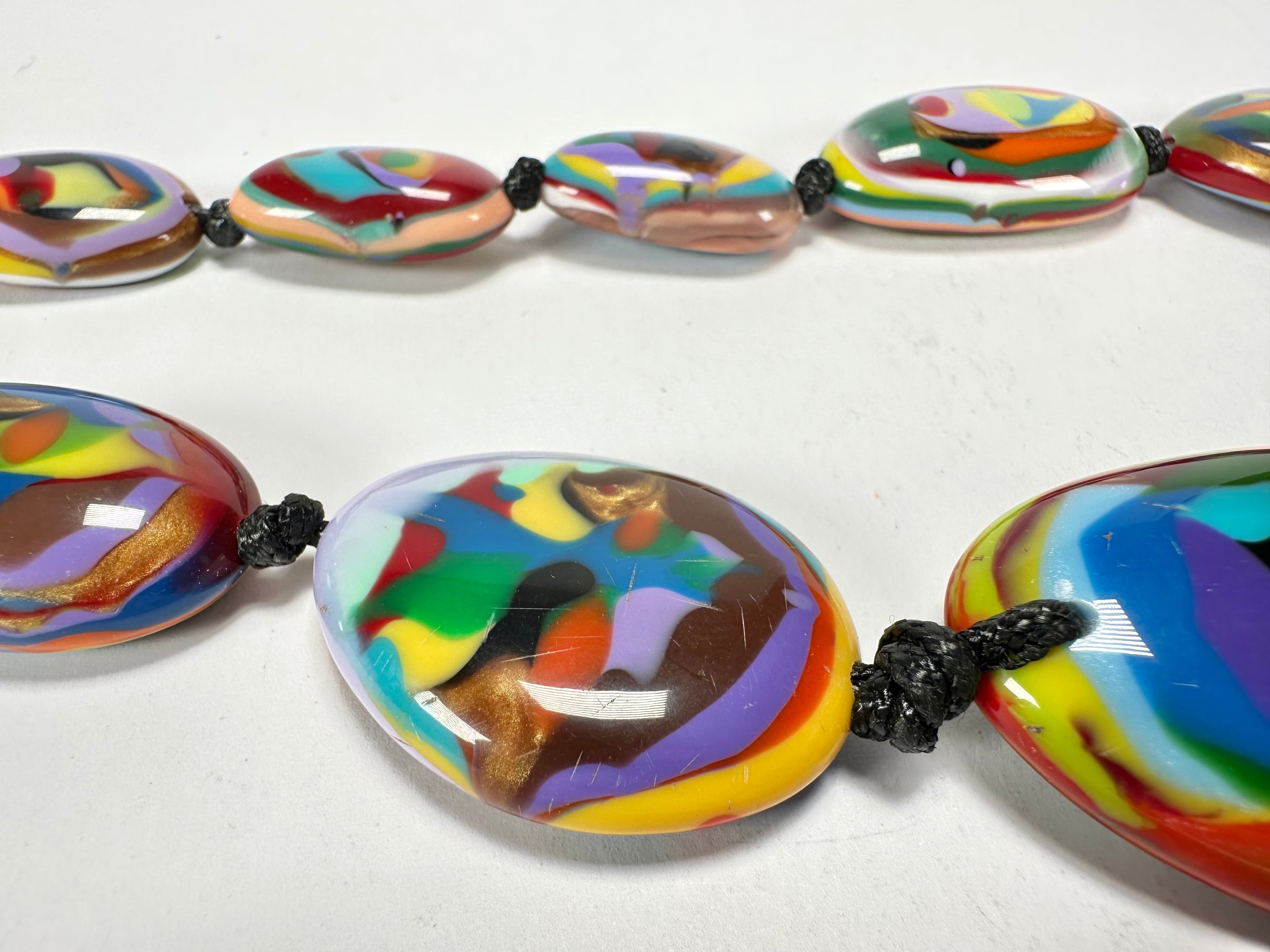 Sobral - Multi-Colour "Gaby" K.Polido Resin Necklace ( 004053 )