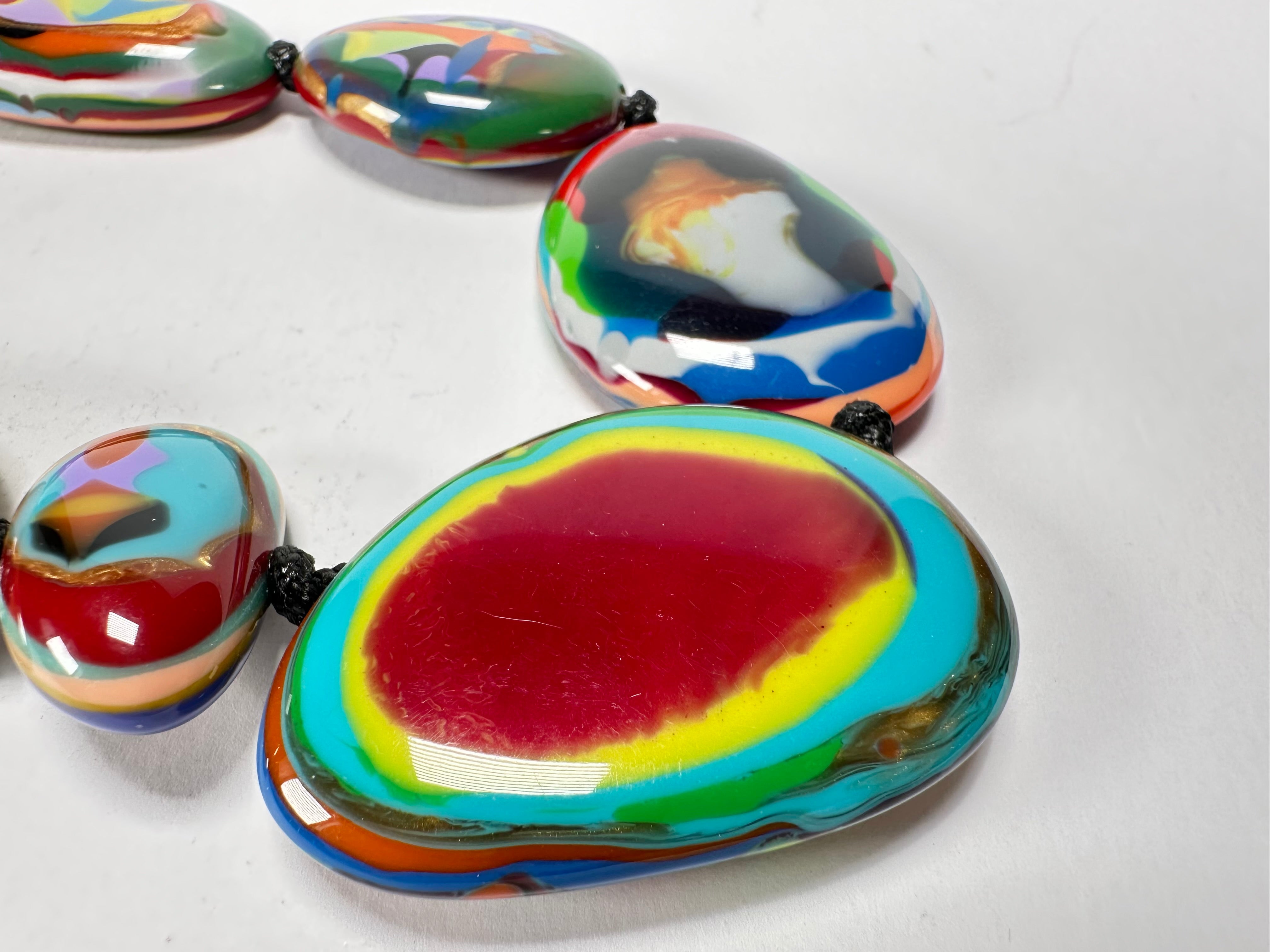 Sobral - Multi-Colour "Gaby" K.Polido Resin Necklace ( 004053 )