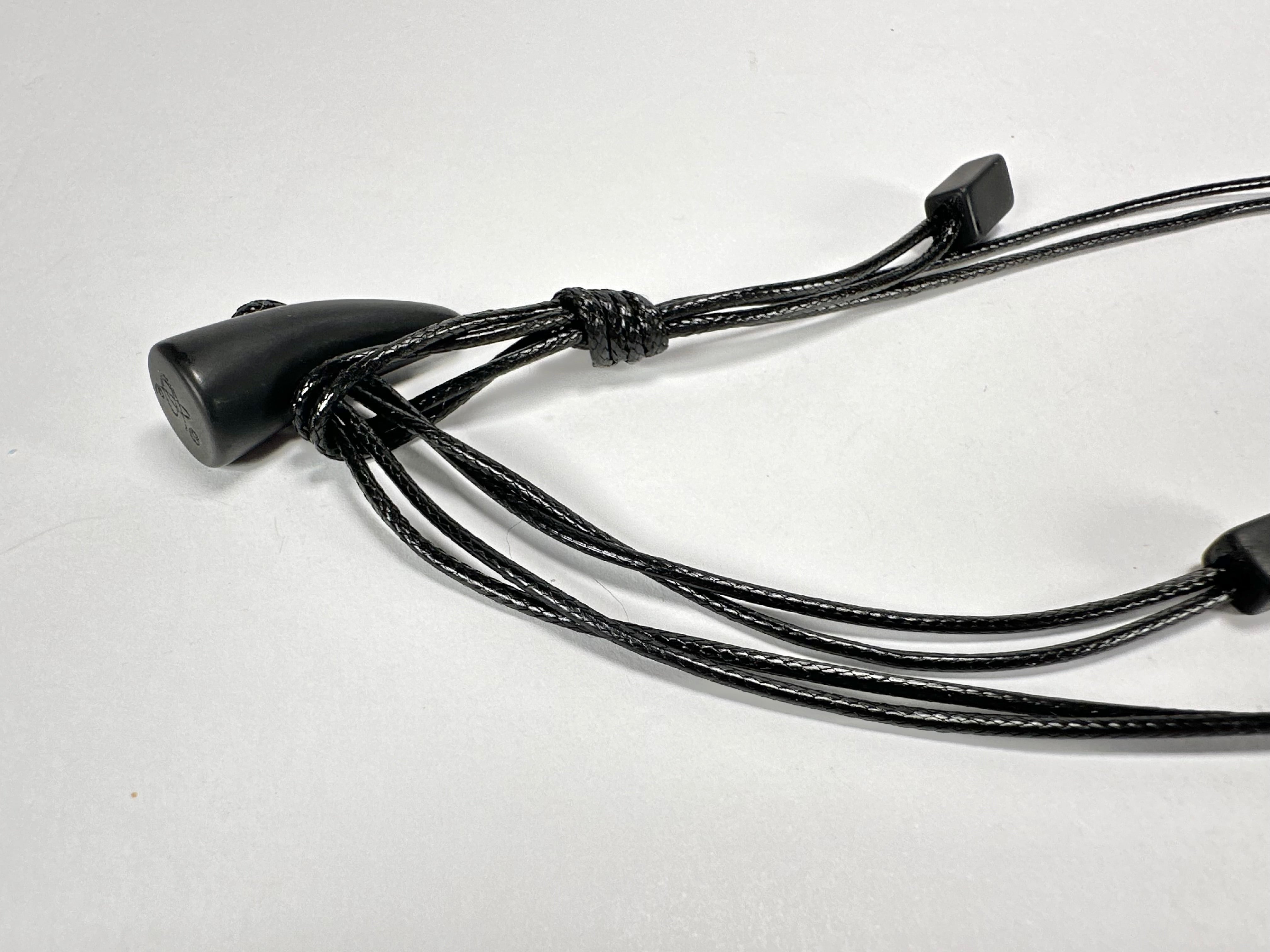 Sobral - Multi-Colour "Ebony Efeitos" K.Polido Resin Necklace ( 004334 )