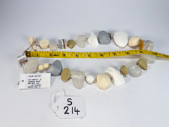 Sobral - Indiana "Marfim" Cream Mix 70cm Resin Necklace ( 000033 )