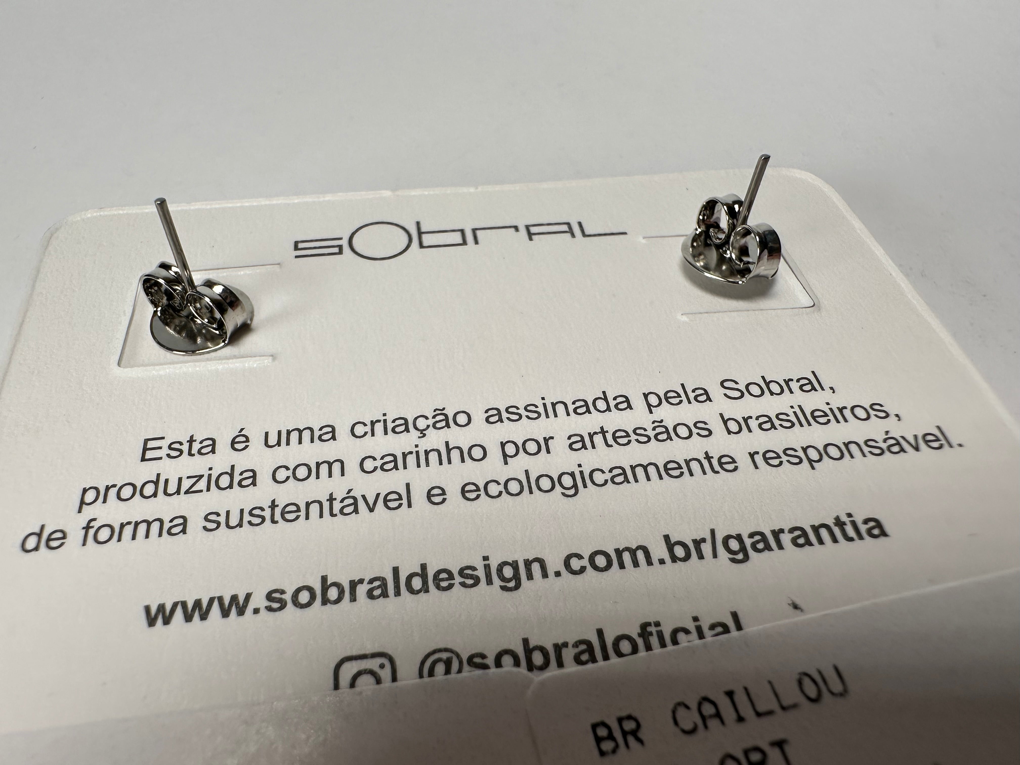 Sobral - Pop Art "Caillou" Resin Earrings ( 005427 )