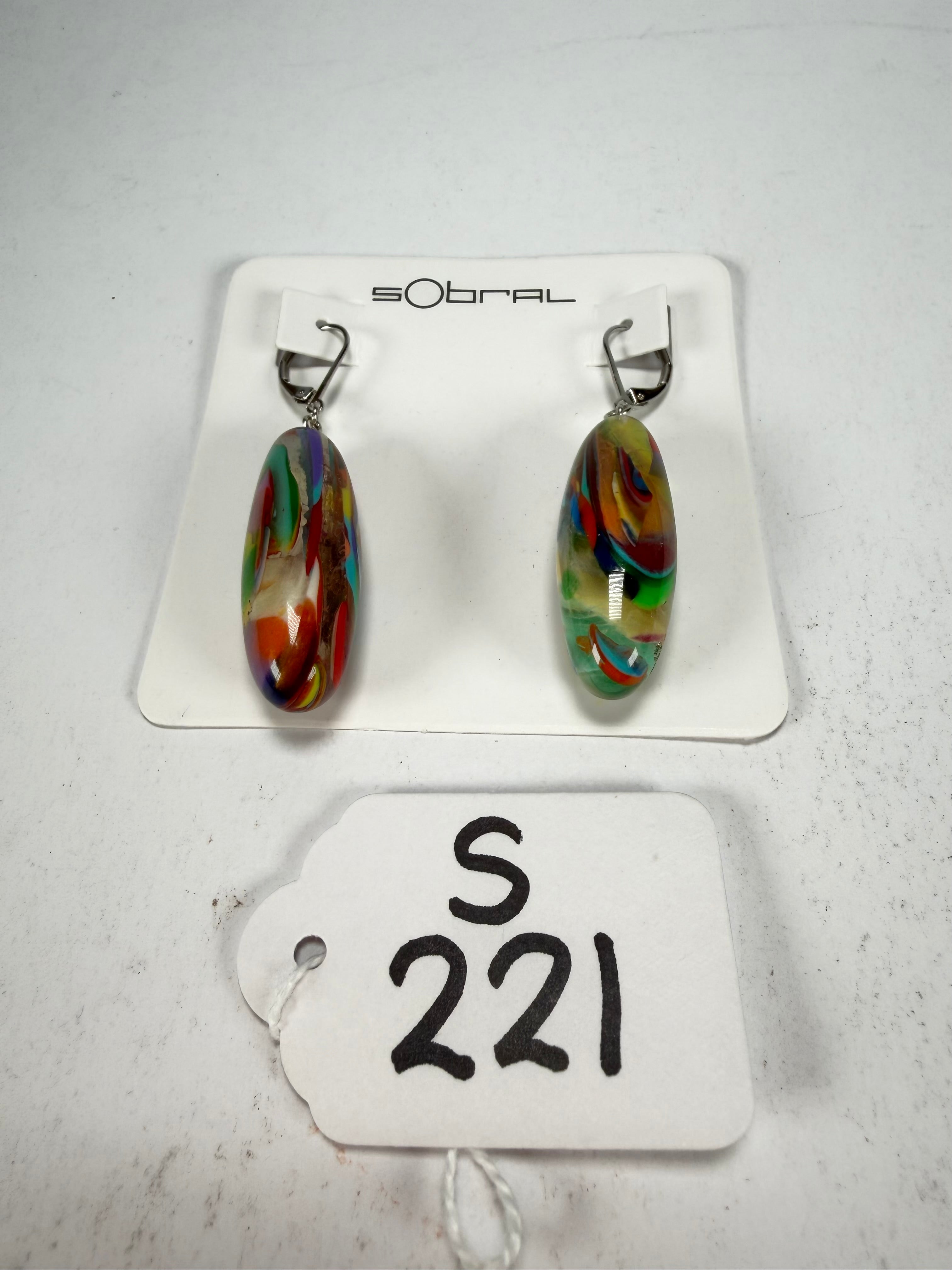 Sobral - Baru "Andy" Resin Earrings ( 005468 )