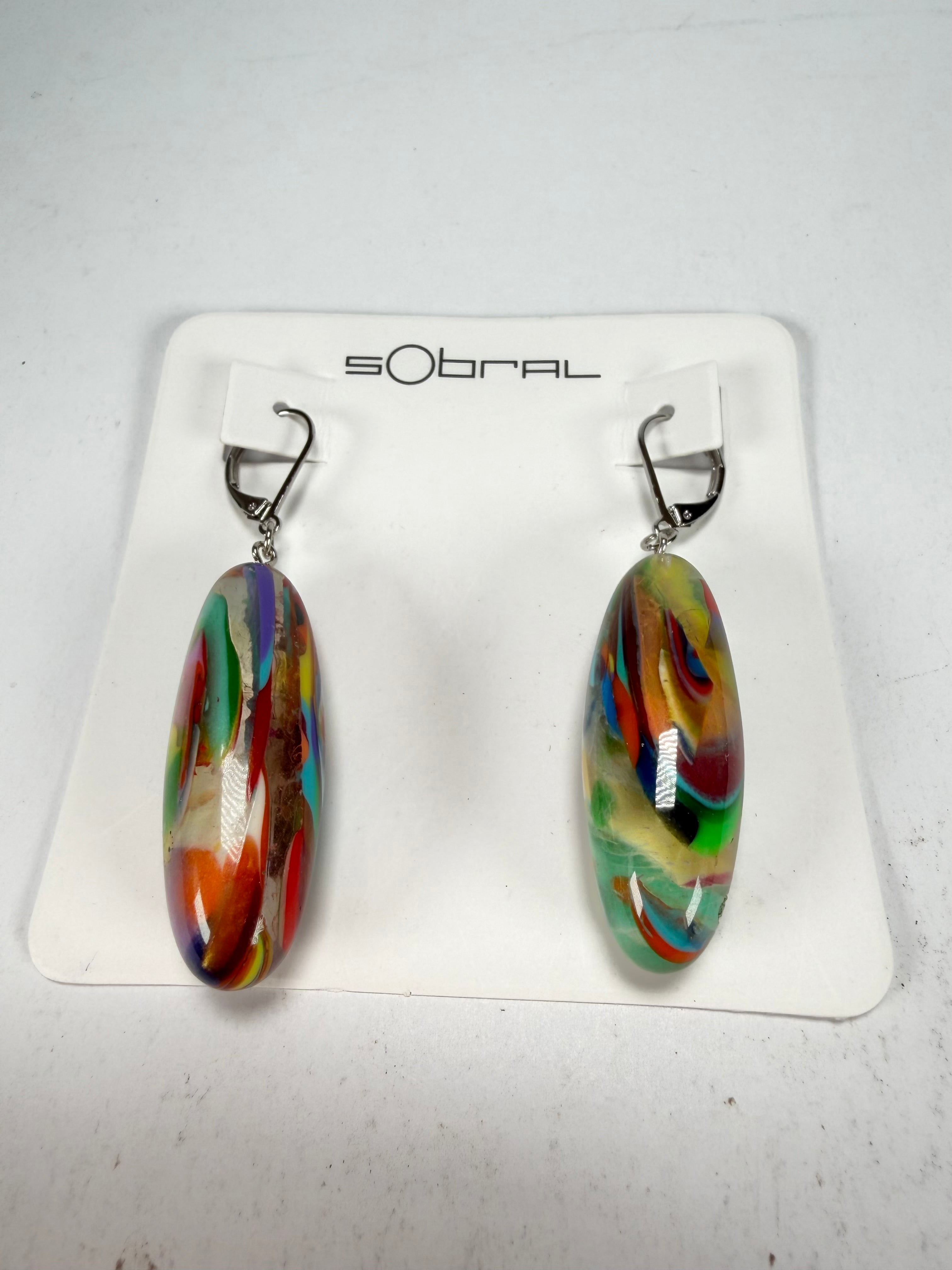Sobral - Baru "Andy" Resin Earrings ( 005468 )