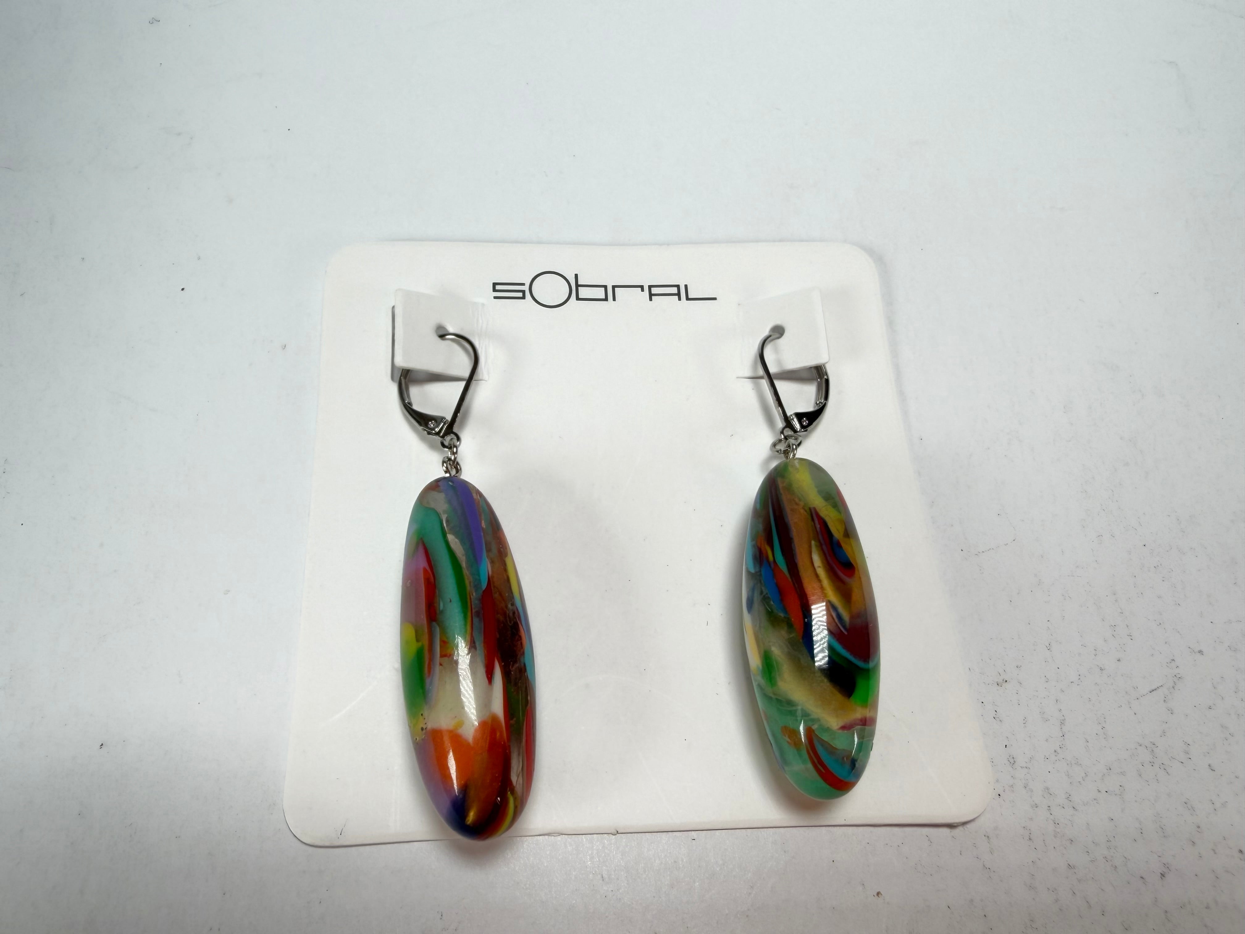 Sobral - Baru "Andy" Resin Earrings ( 005468 )