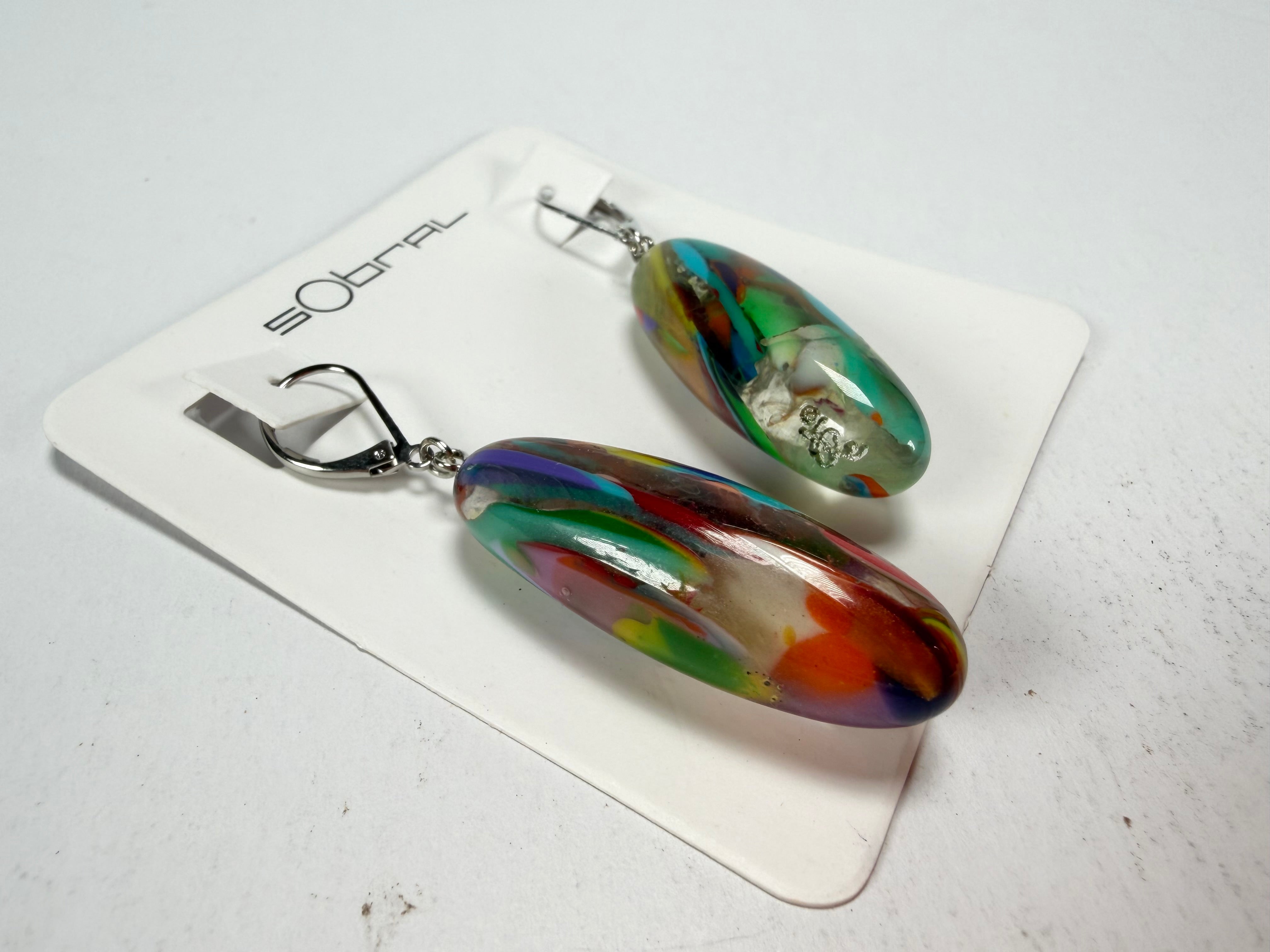 Sobral - Baru "Andy" Resin Earrings ( 005468 )