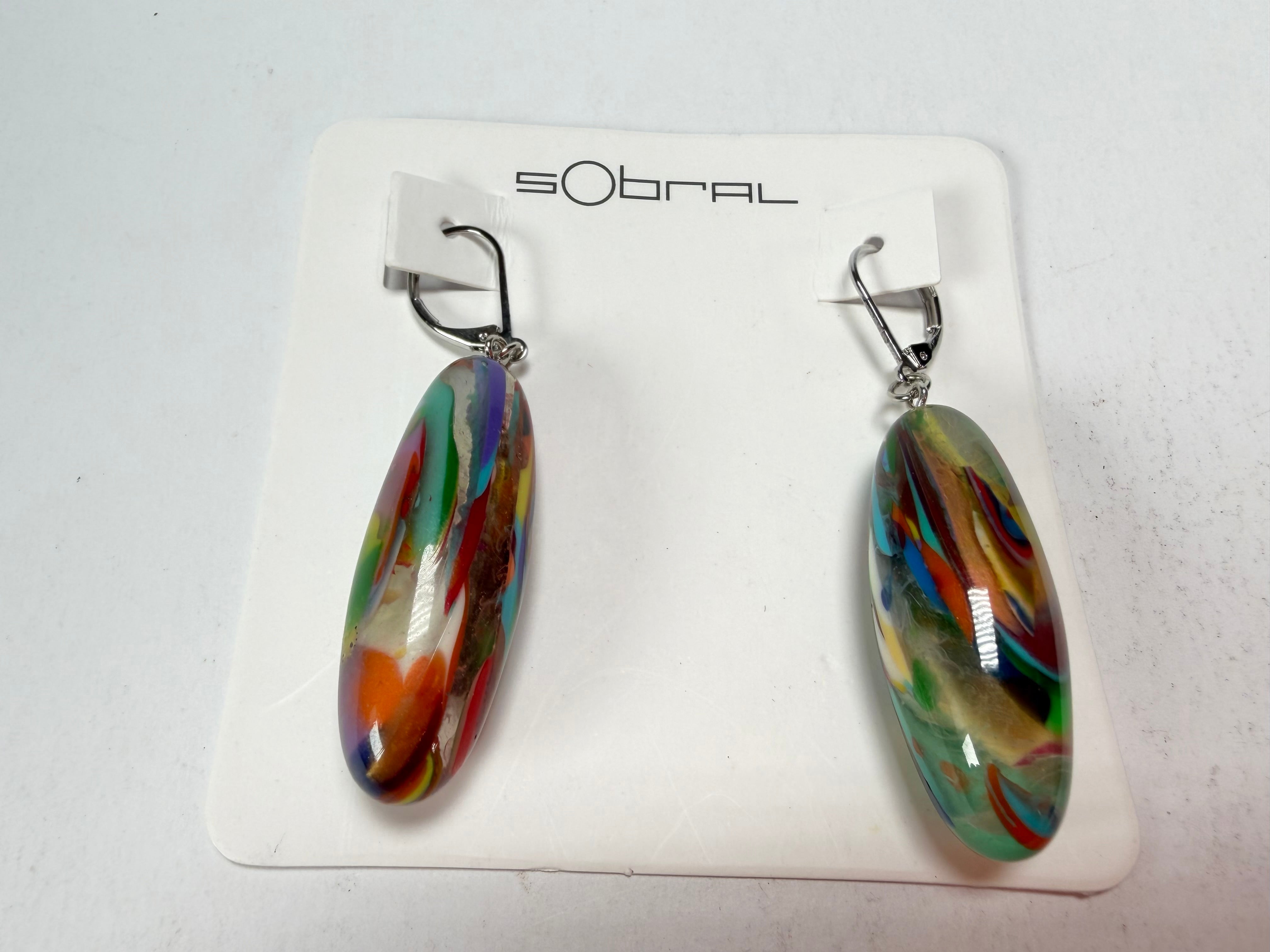 Sobral - Baru "Andy" Resin Earrings ( 005468 )