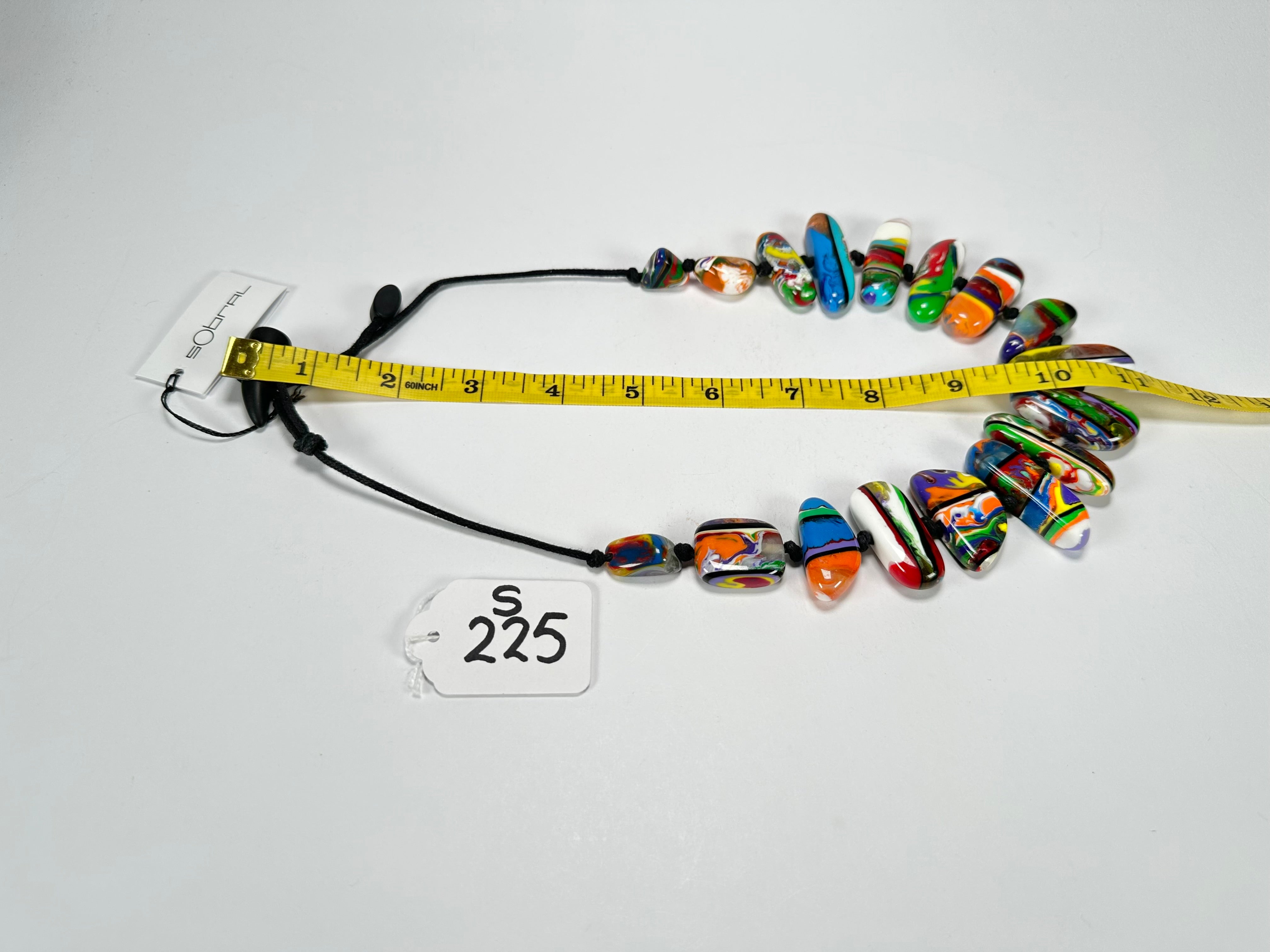 Sobral - Multi-Colour "Newanderthal" Pollock Resin Necklace ( 005257 )