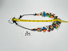 Sobral - Multi-Colour "Newanderthal" Pollock Resin Necklace ( 005257 )