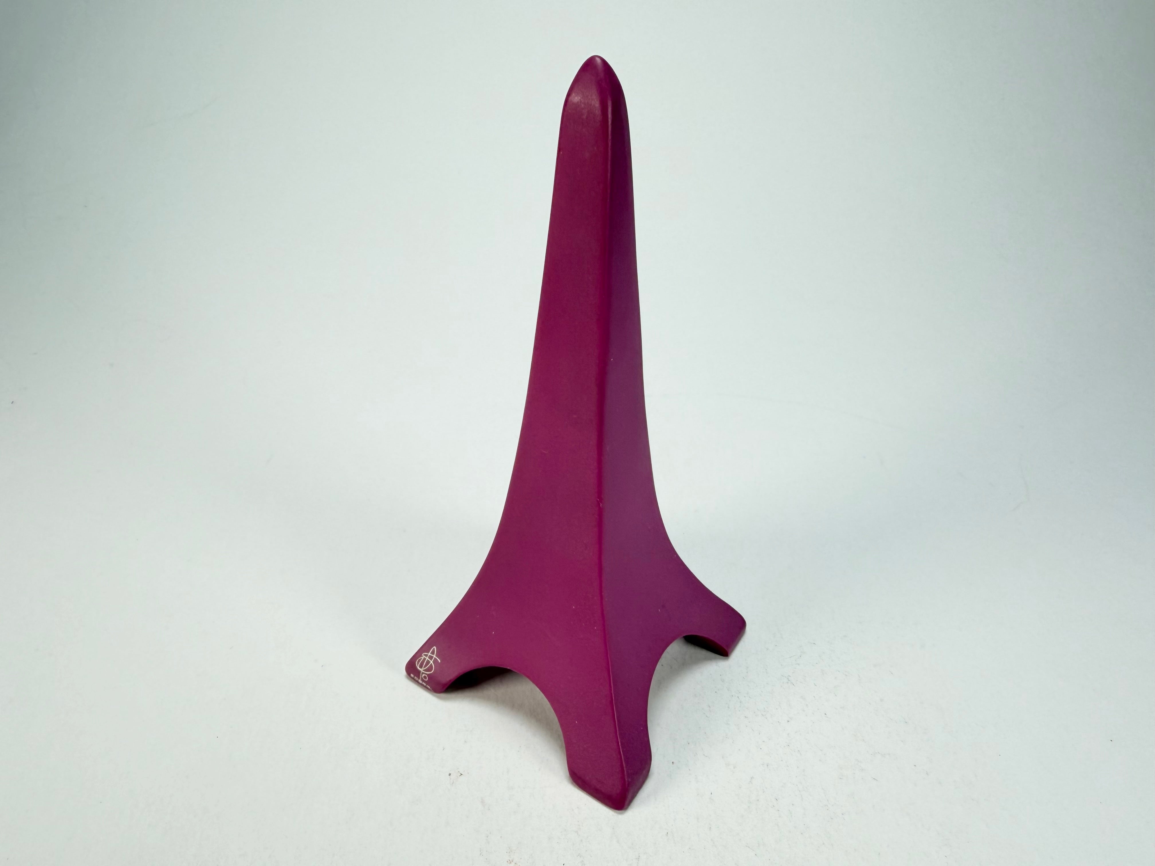 Sobral - Landmark "Eiffel Tower" Purple Medium 14cm Statue Ornament ( 000000 )