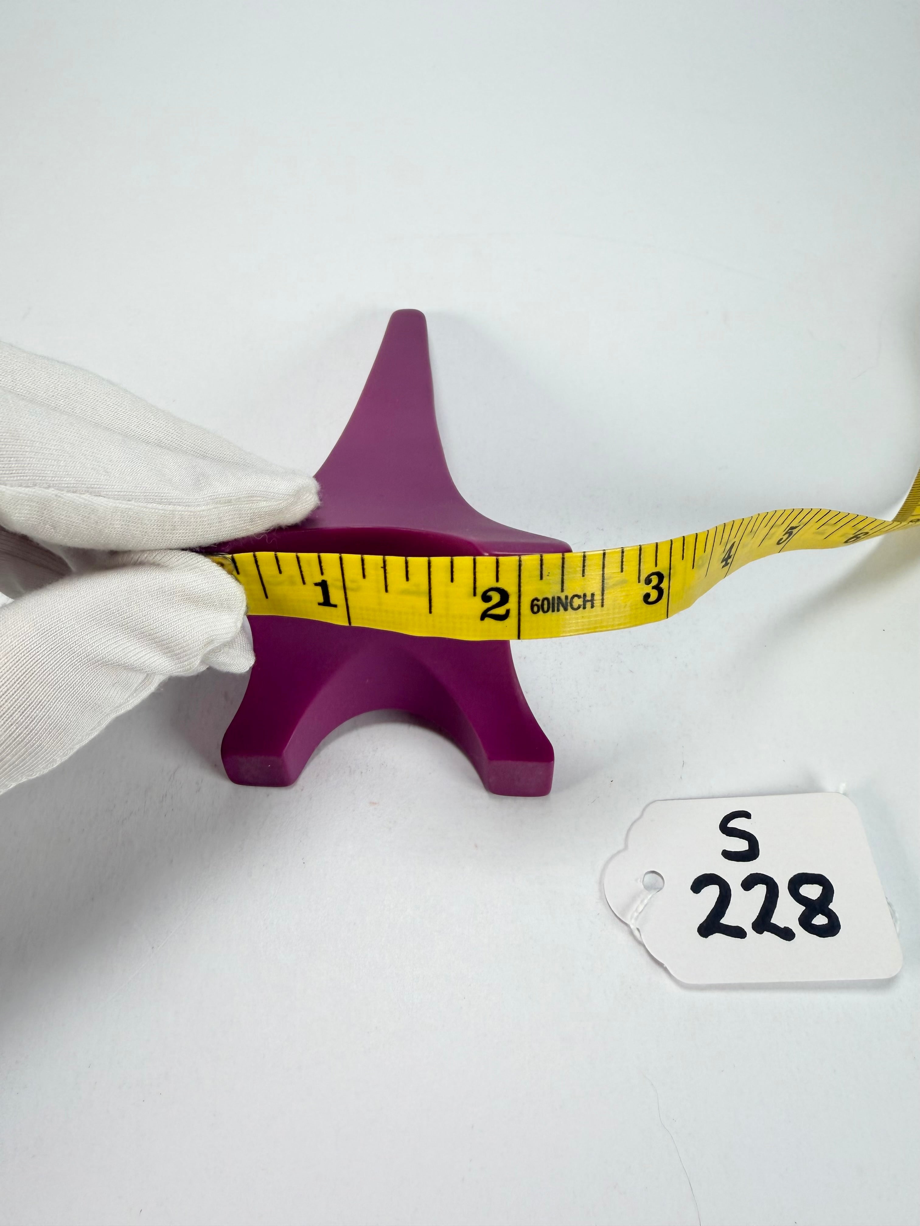 Sobral - Landmark "Eiffel Tower" Purple Medium 14cm Statue Ornament ( 000000 )