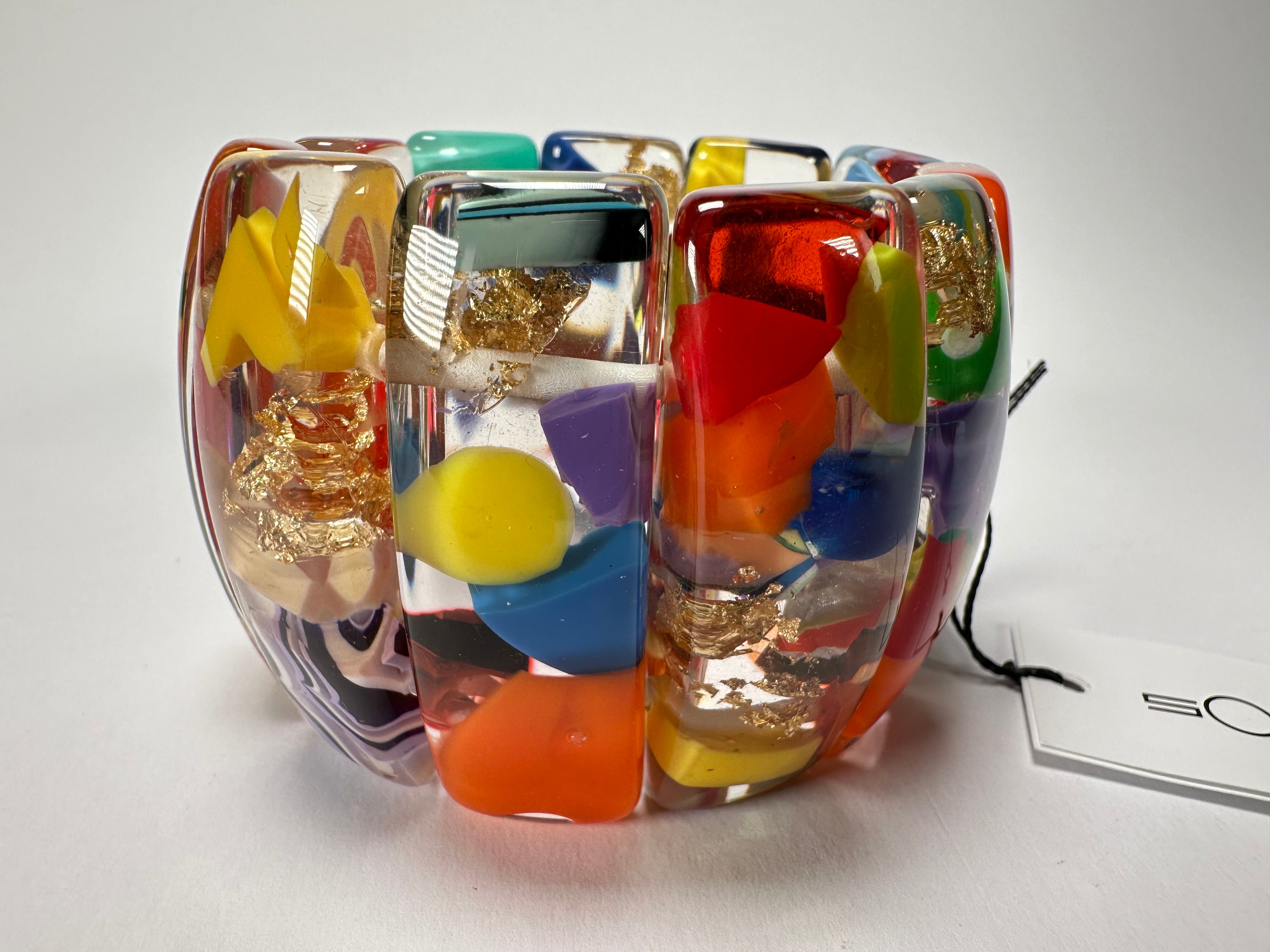 Sobral - Past Present "Sao Conrado" Elasticated Resin Bracelet ( 003283 )