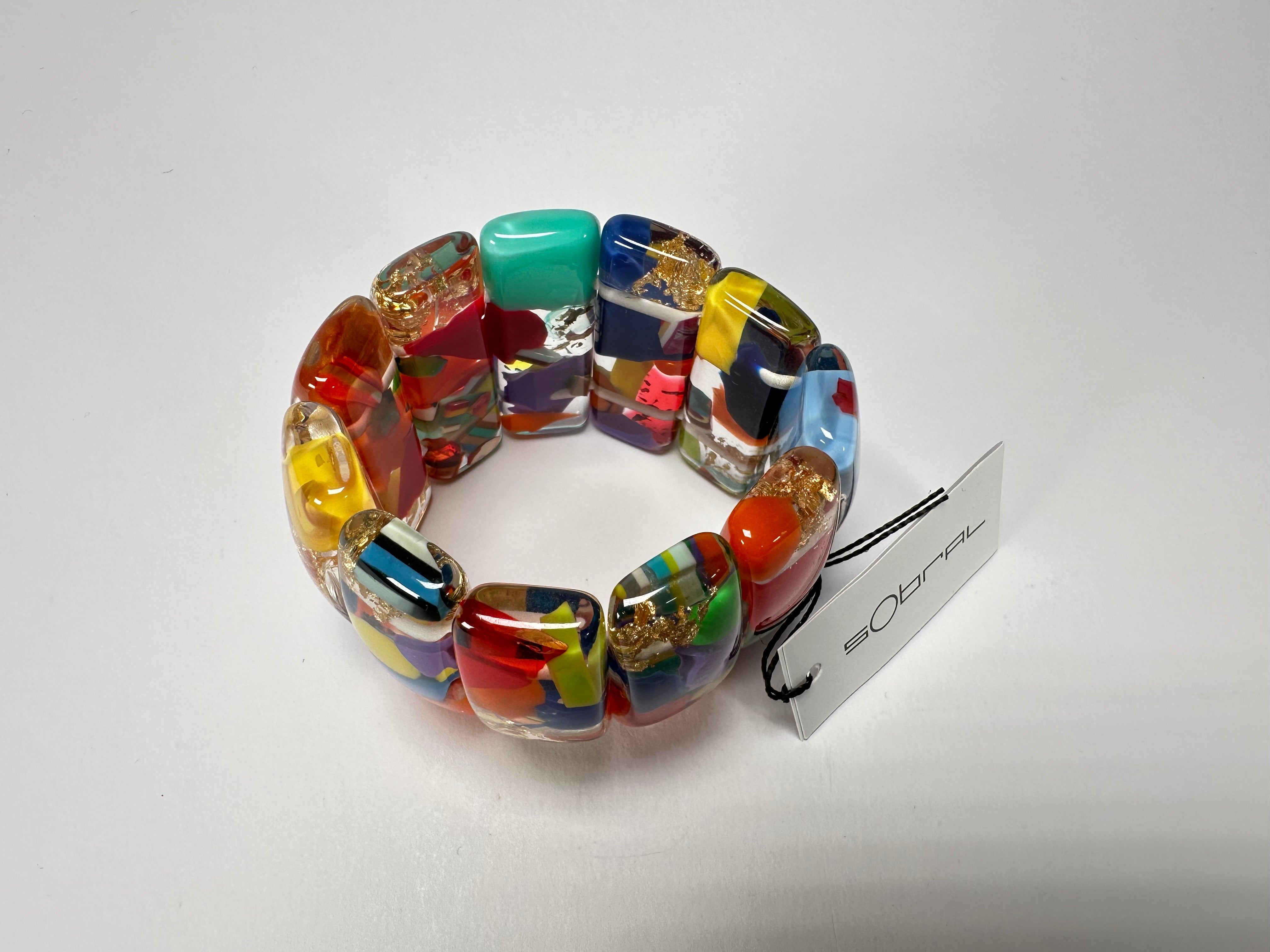 Sobral - Past Present "Sao Conrado" Elasticated Resin Bracelet ( 003283 )
