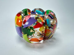 Sobral - Past Present "Leme" Elasticated Resin Bracelet ( 003274 )
