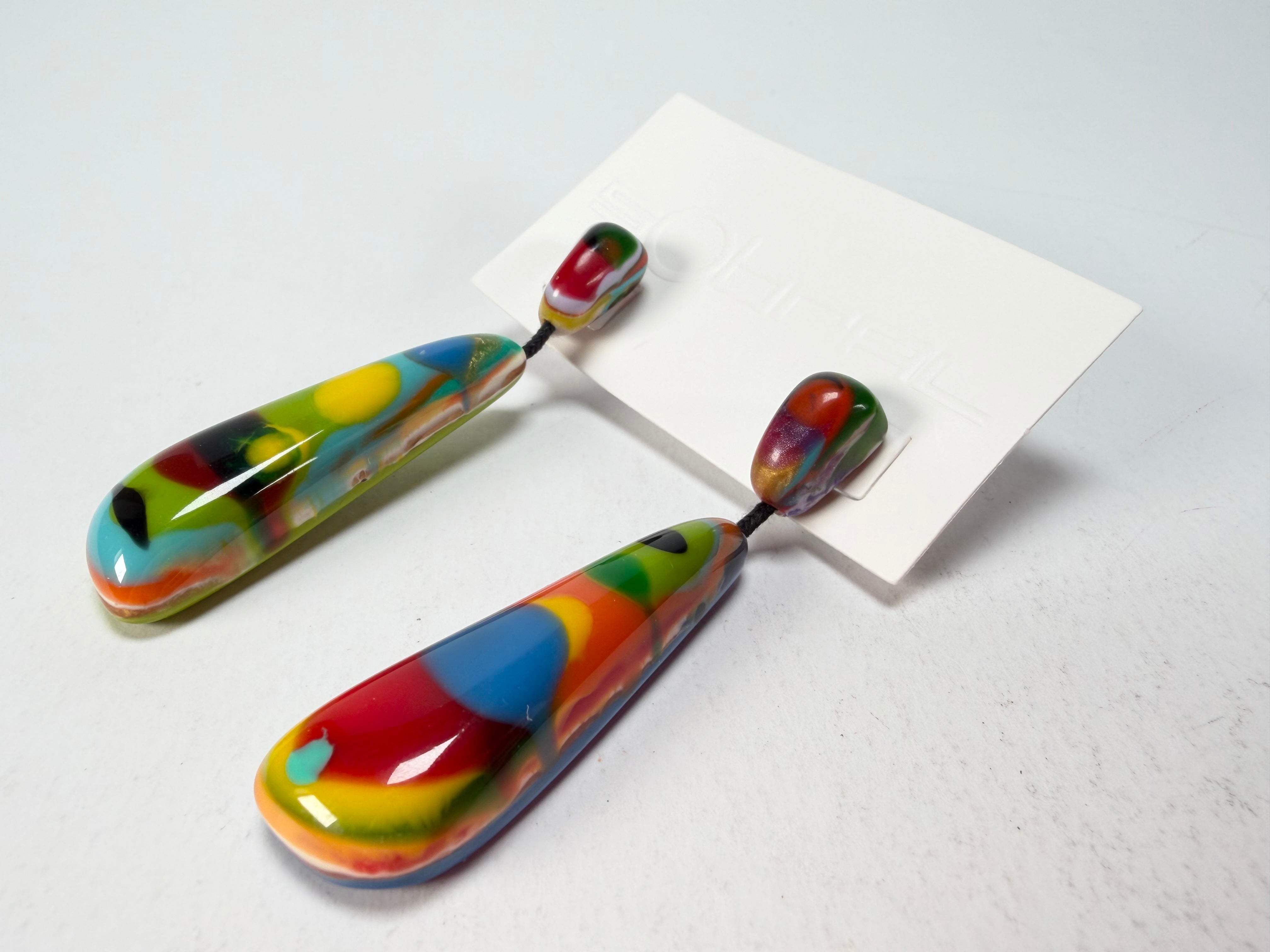 Sobral - Multi-Colour "Gleine" K.Polido Resin Earrings ( 004502 )