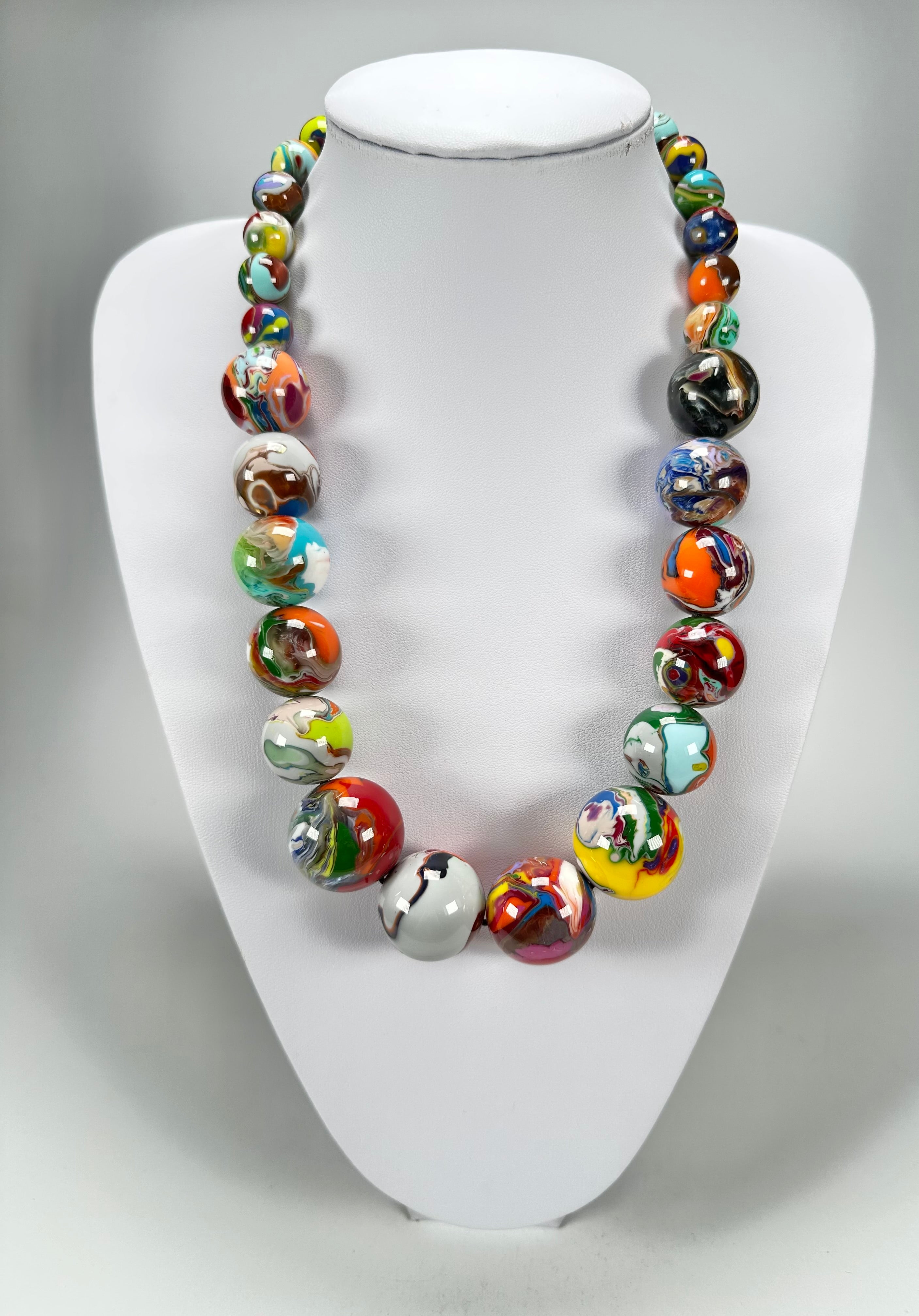 Sobral - Planets "Jupiter" Pollock Resin Necklace ( 005453 )