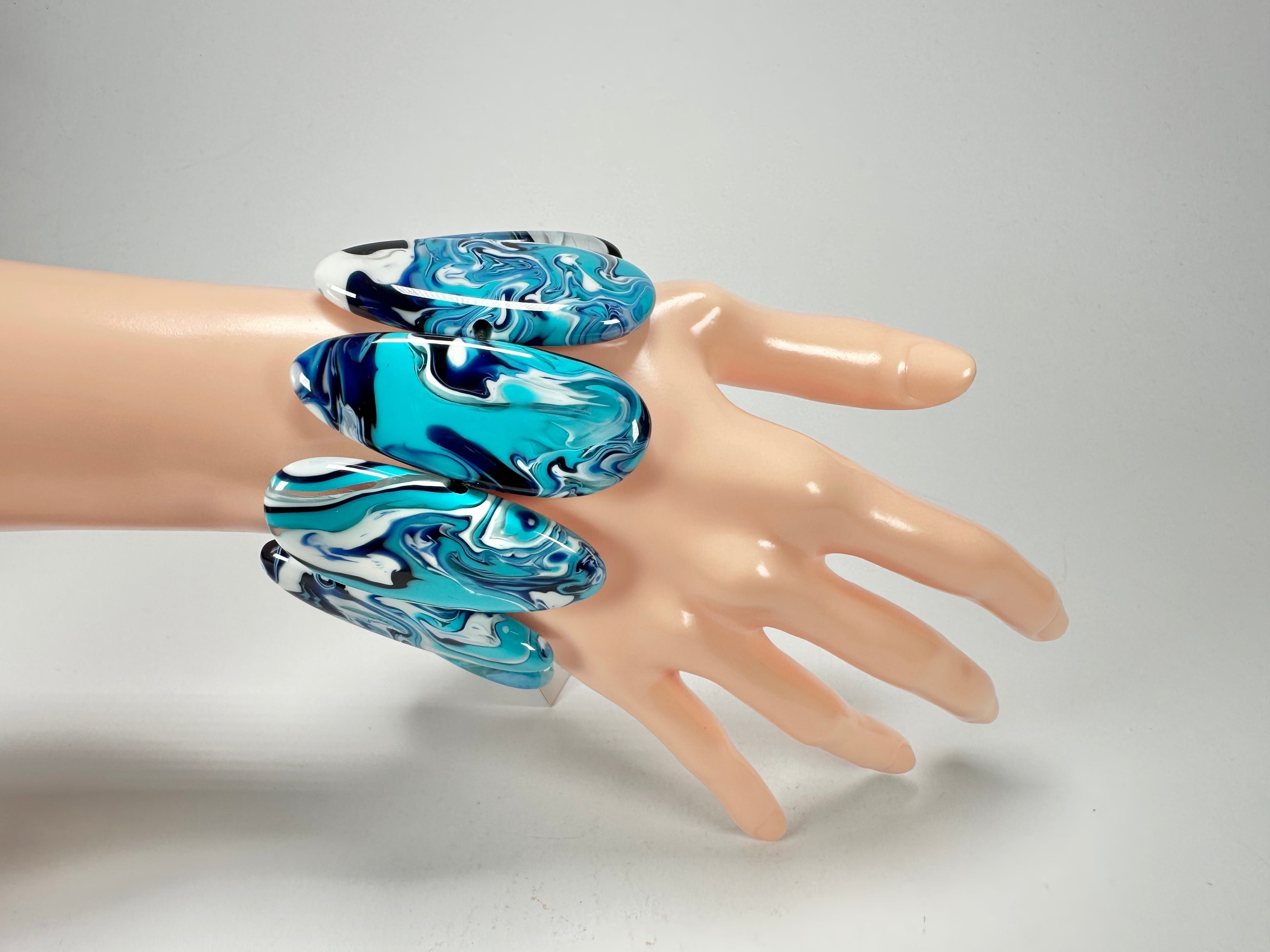 Sobral - Onda "Pipe" Resin Bracelet ( 005424 )