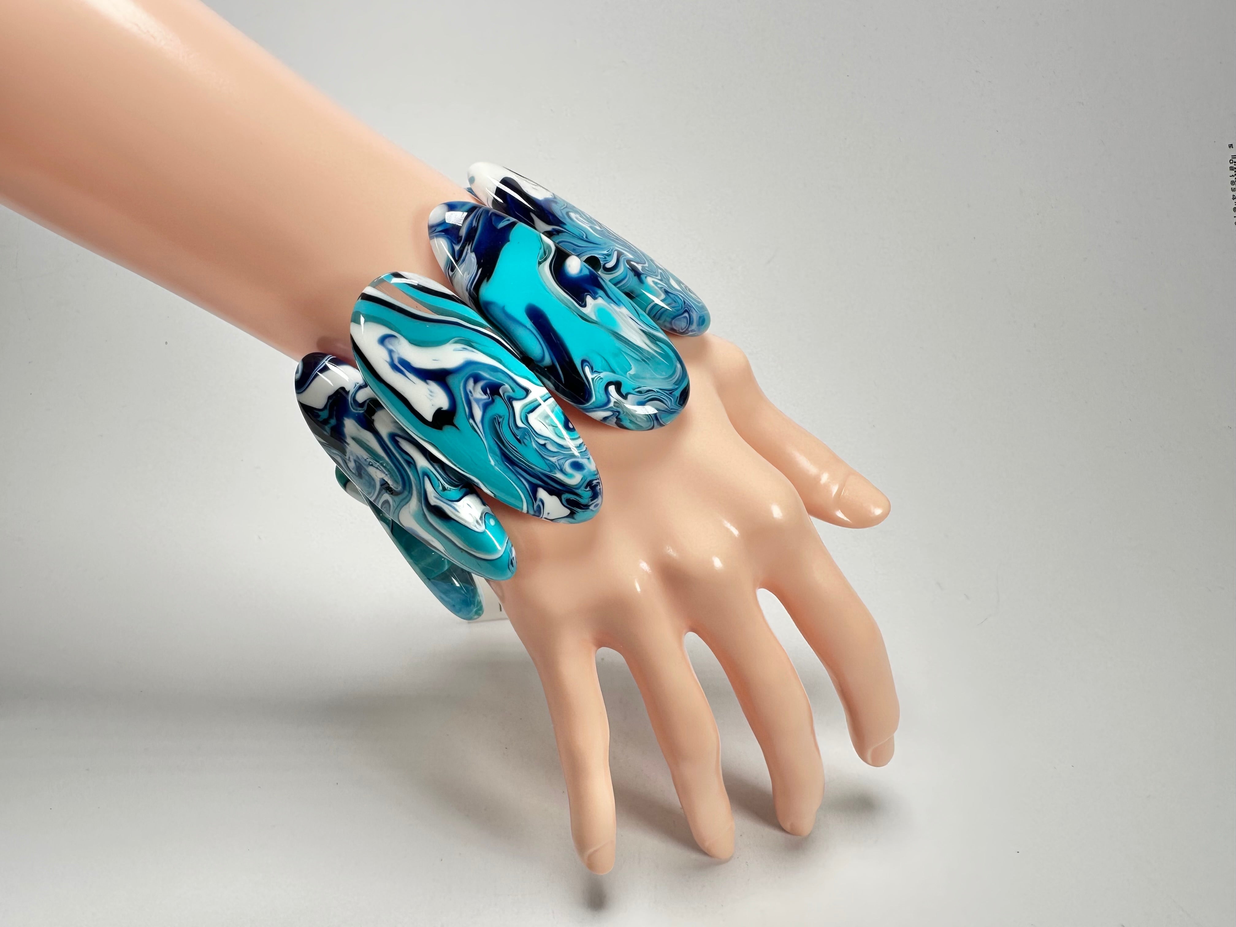 Sobral - Onda "Pipe" Resin Bracelet ( 005424 )