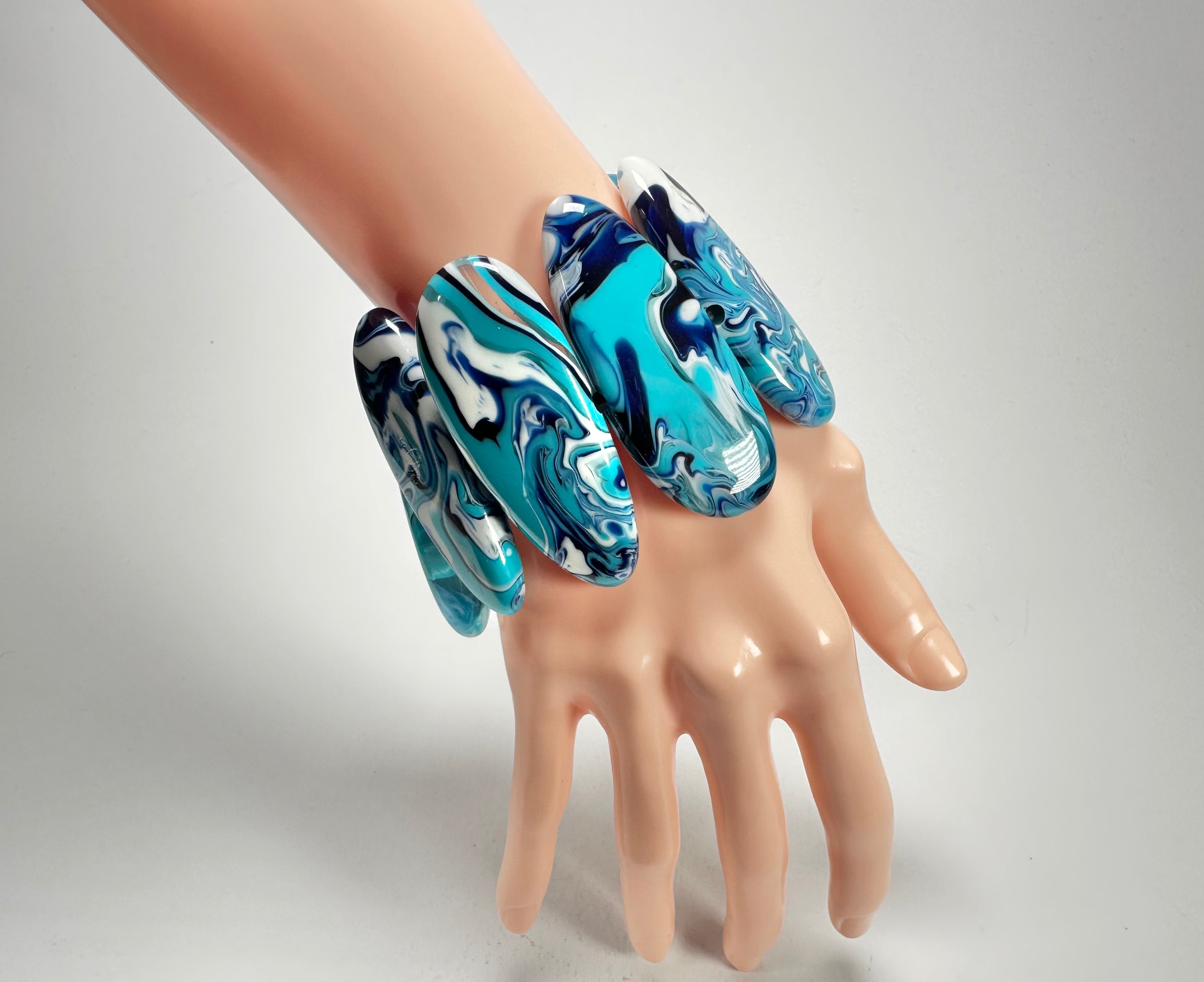 Sobral - Onda "Pipe" Resin Bracelet ( 005424 )