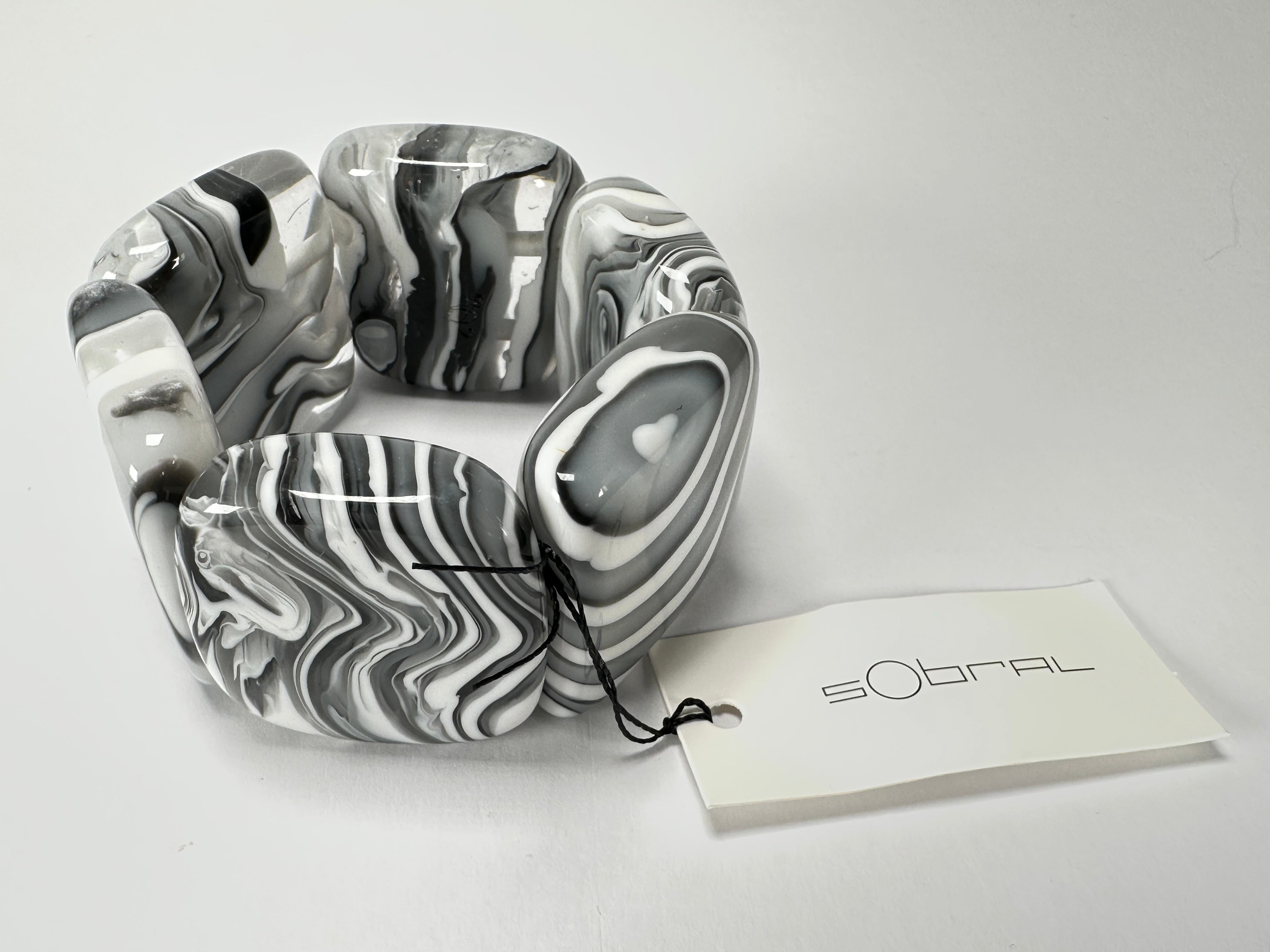 Sobral - Onda Gelo "Margo" Resin Bracelet ( 005443 )