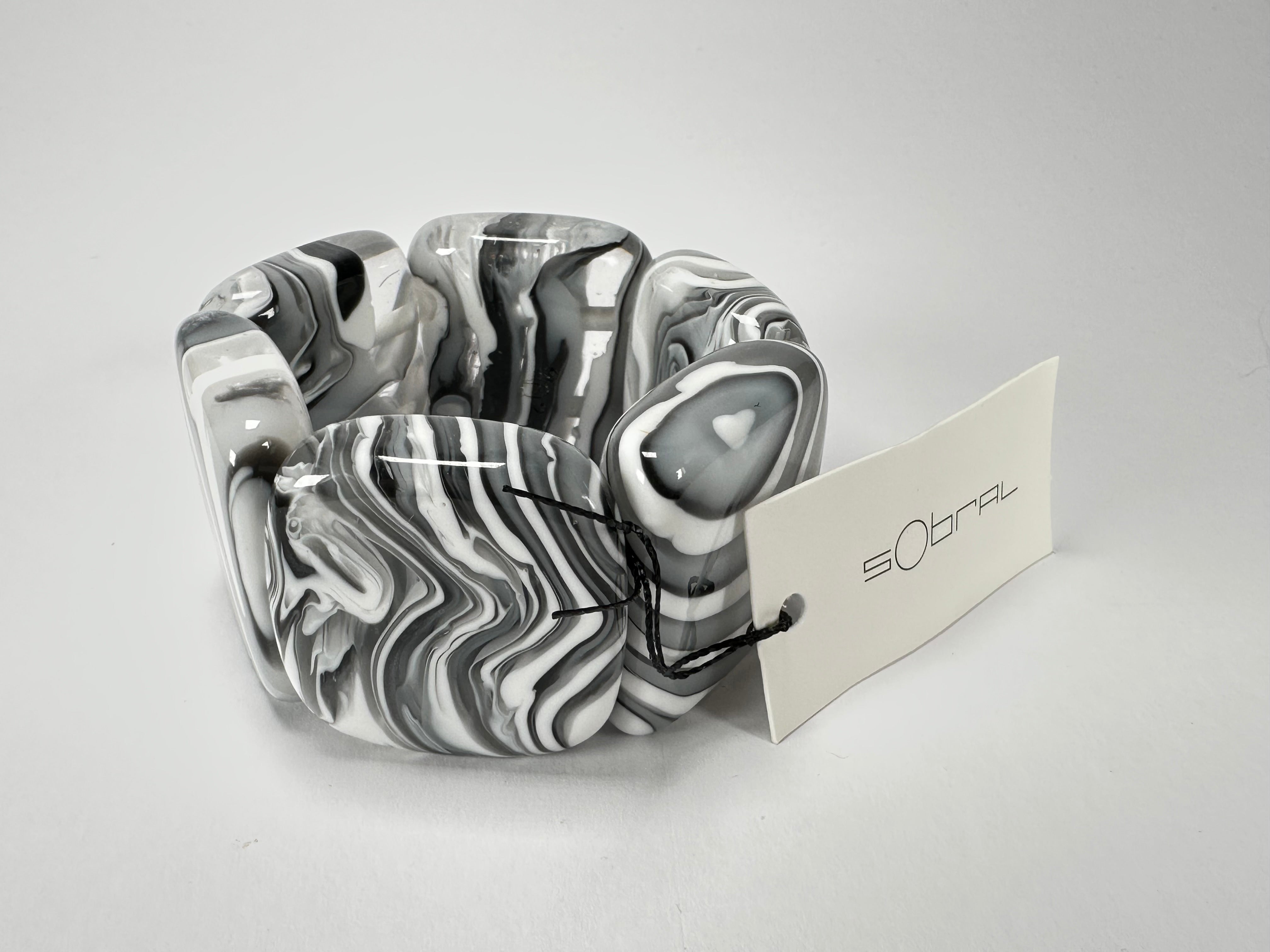 Sobral - Onda Gelo "Margo" Resin Bracelet ( 005443 )