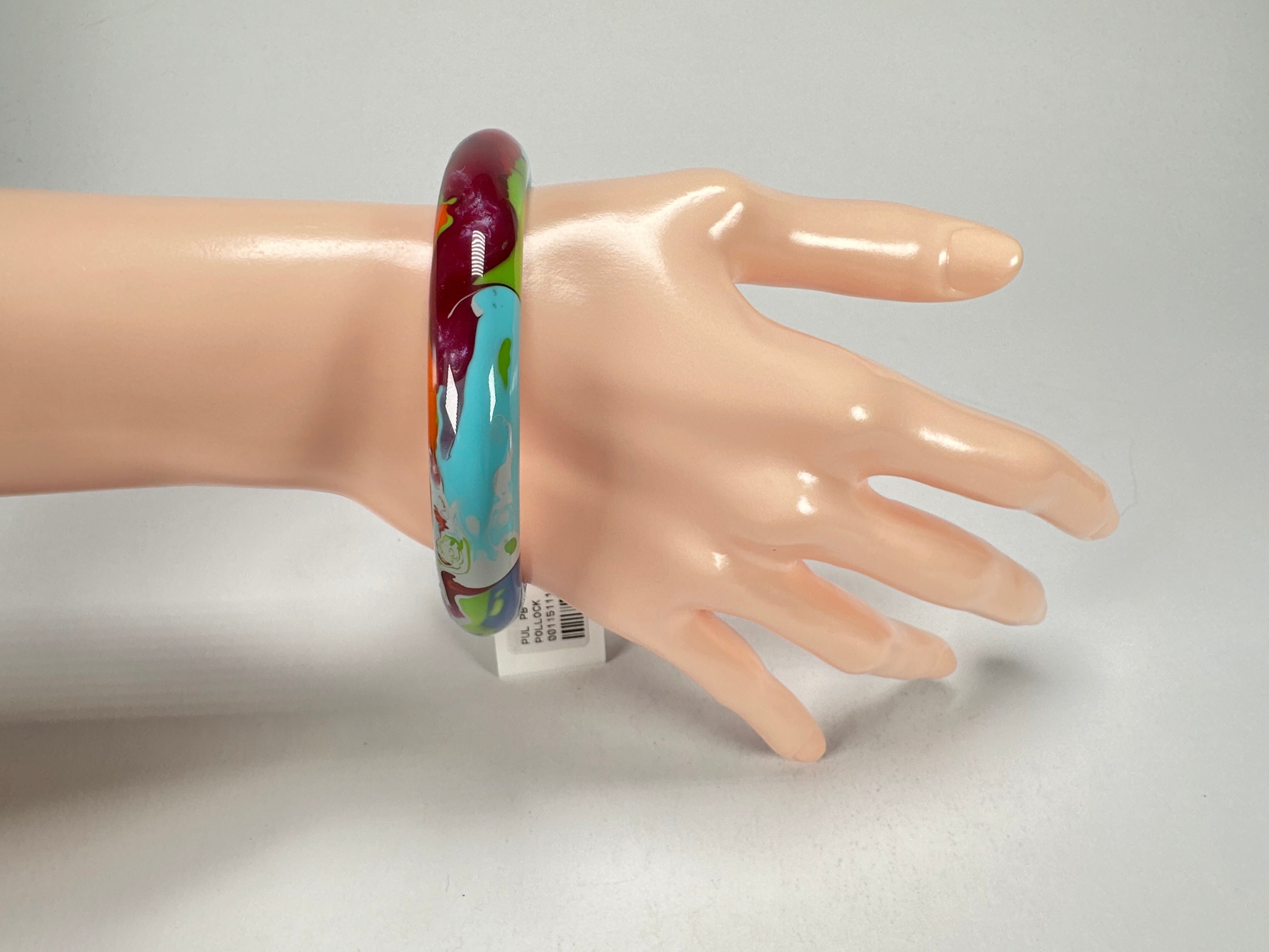 Sobral - Multi-Colour "PB14 Pollock" Resin Solid Bangle ( 001151 )