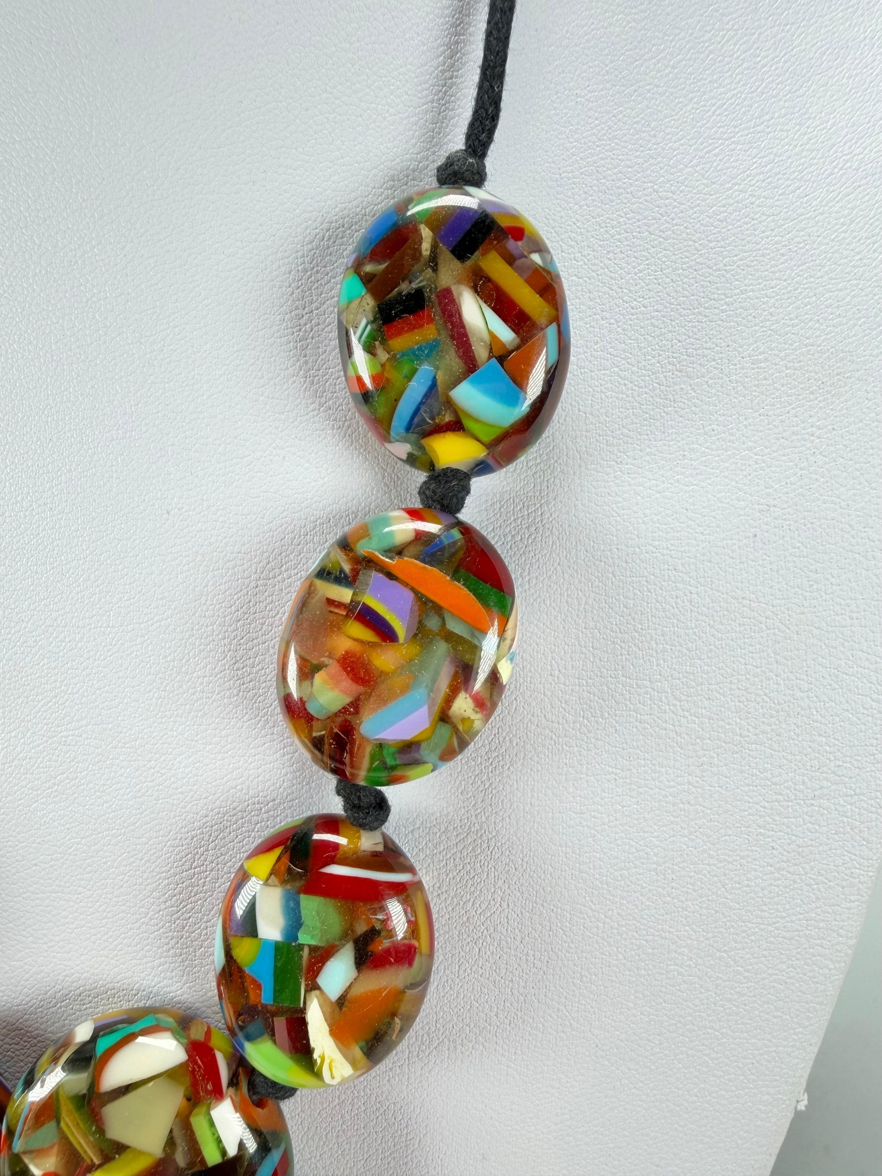 Sobral - Baru "Studio Creation" Resin Necklace ( 000000 )