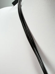 Sobral - Metalique Orlando "Eolia" Red Resin Necklace ( 002858 )