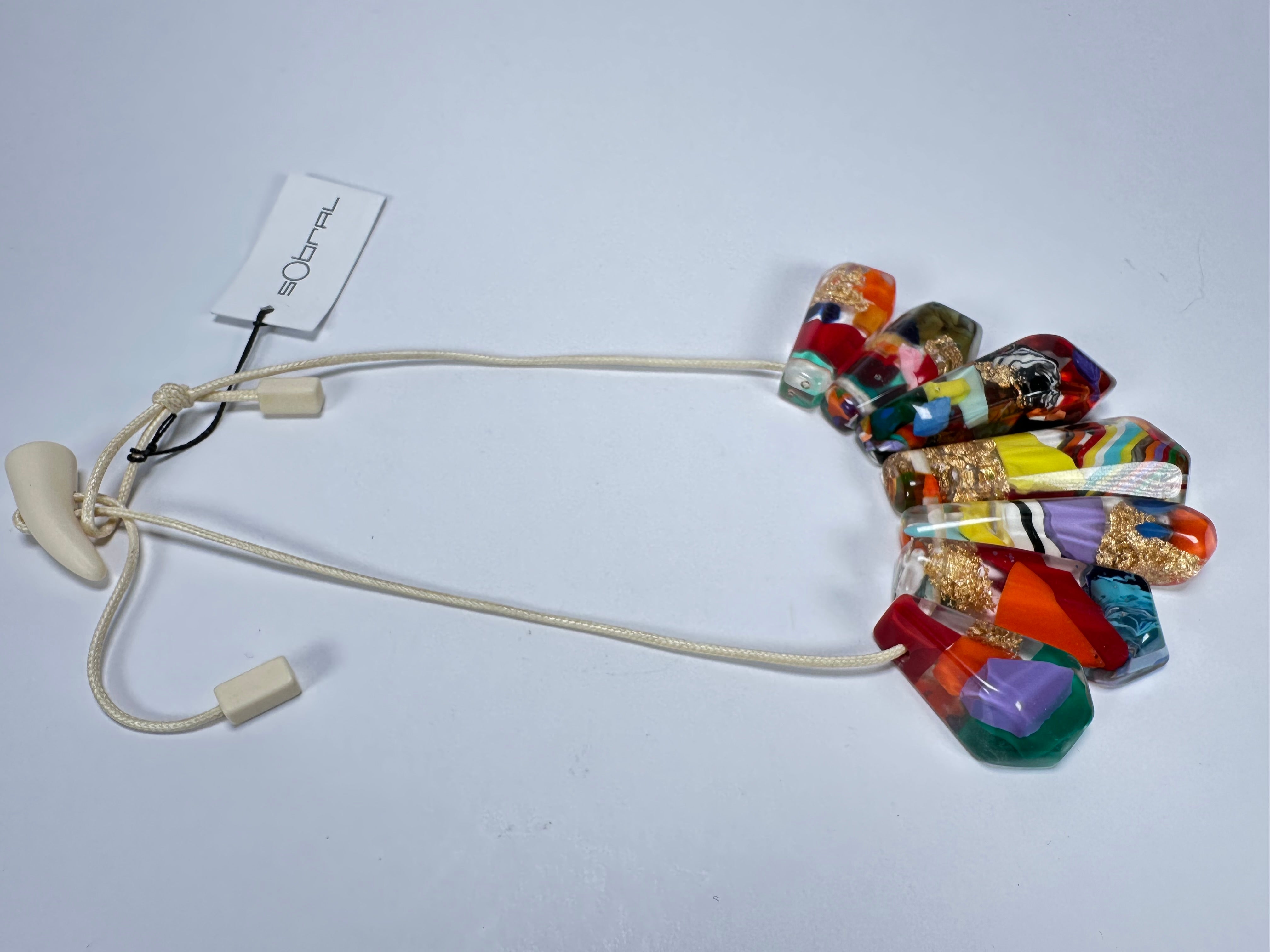 Sobral - Past Present "Acontecencias" Resin Necklace ( 004601 )