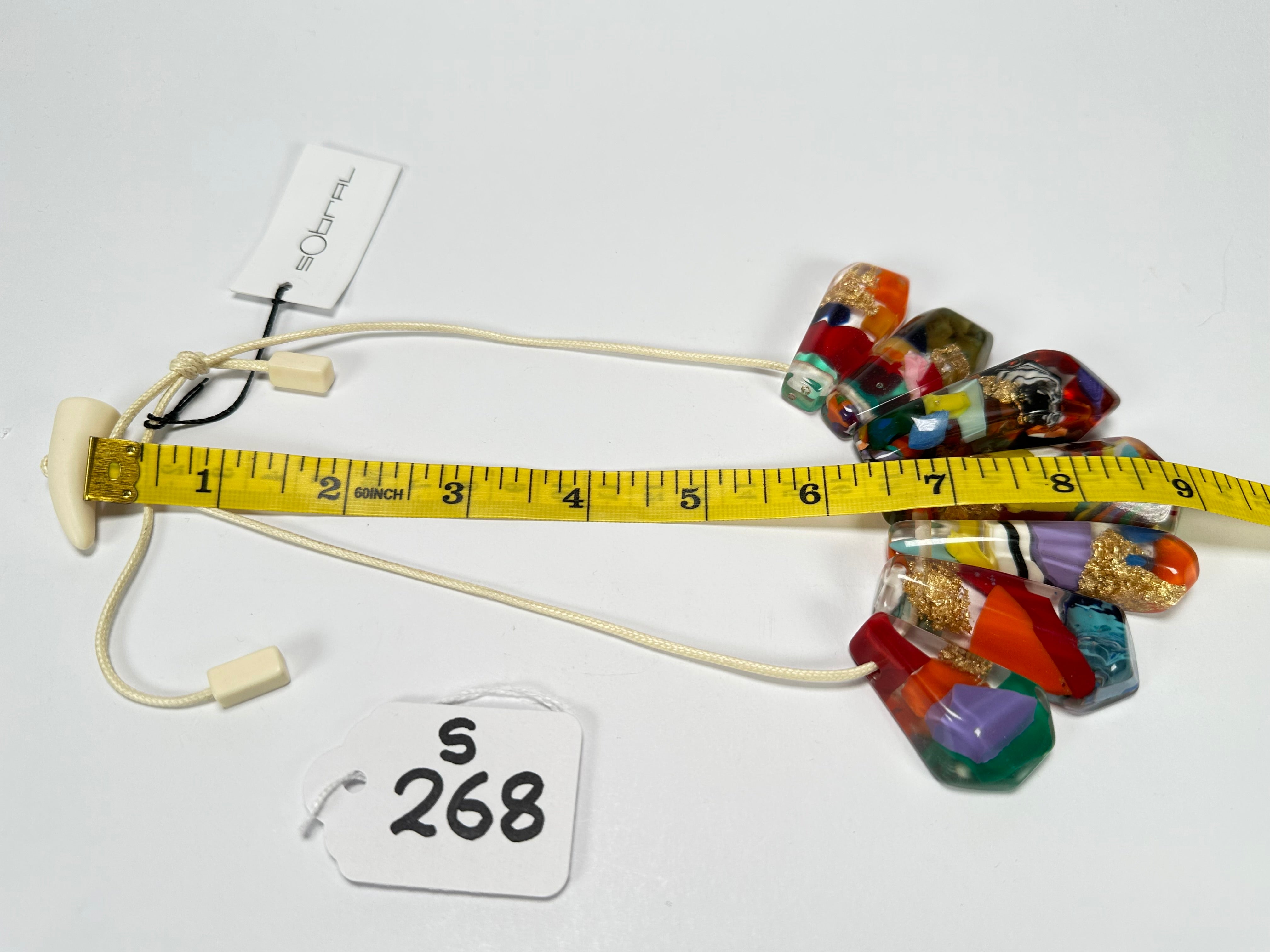 Sobral - Past Present "Acontecencias" Resin Necklace ( 004601 )