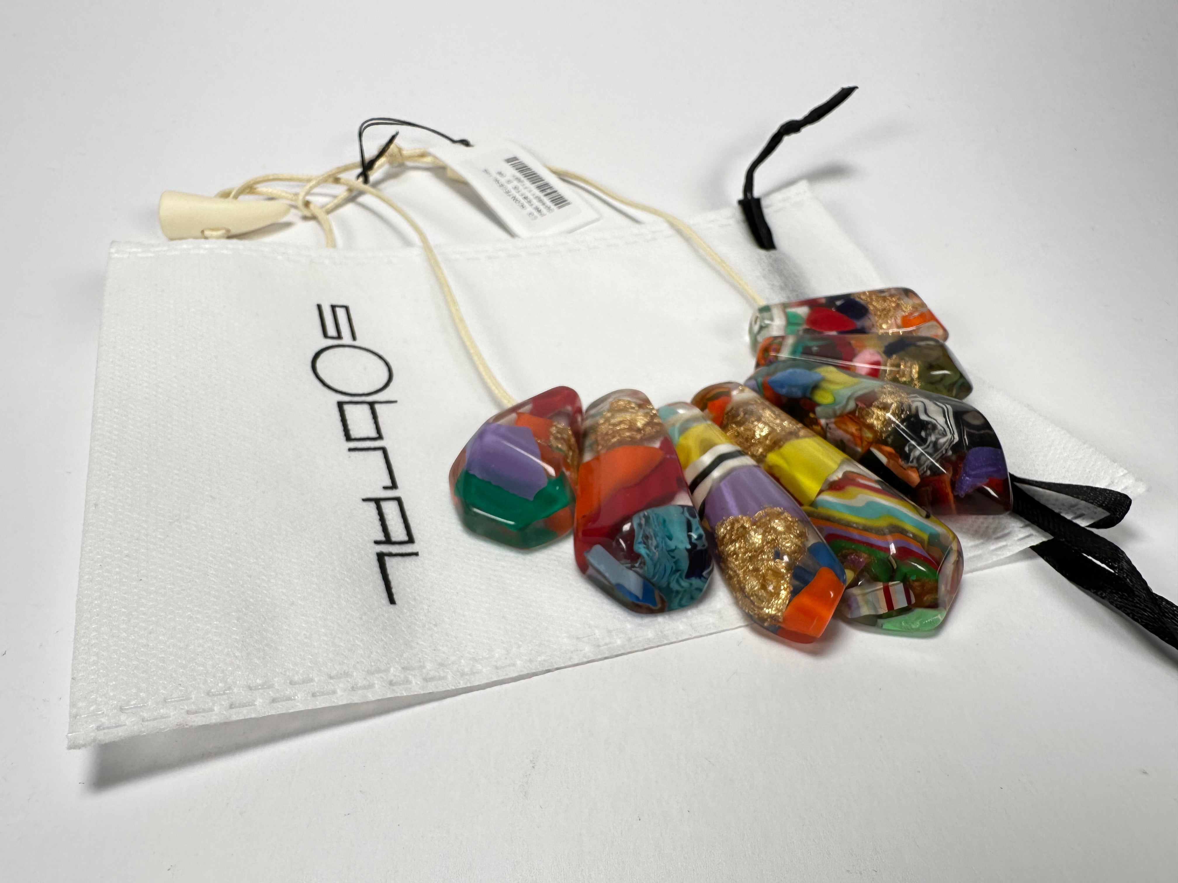 Sobral - Past Present "Acontecencias" Resin Necklace ( 004601 )
