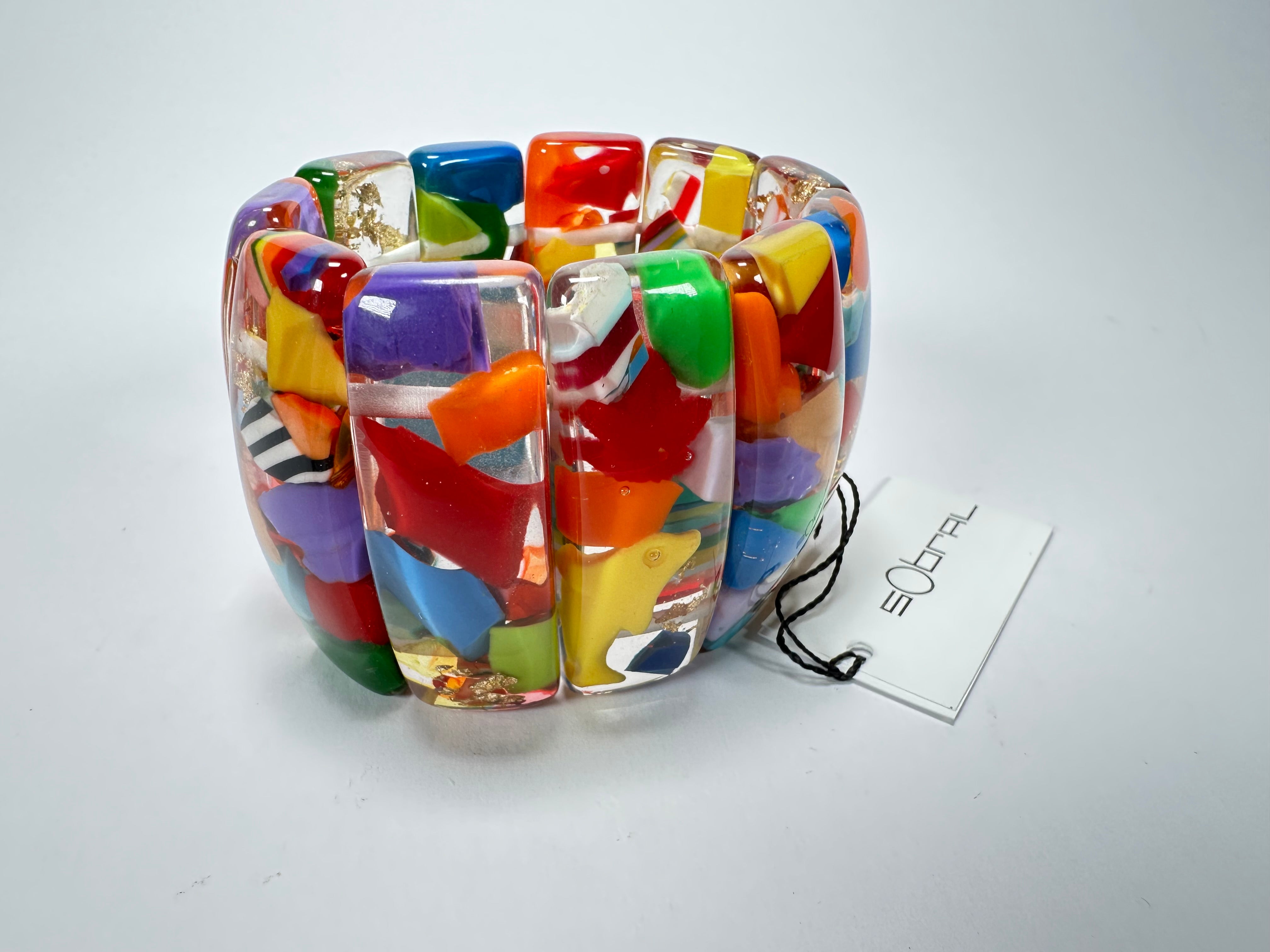 Sobral - Past Present "Sao Conrado" Elasticated Resin Bracelet ( 003283 )