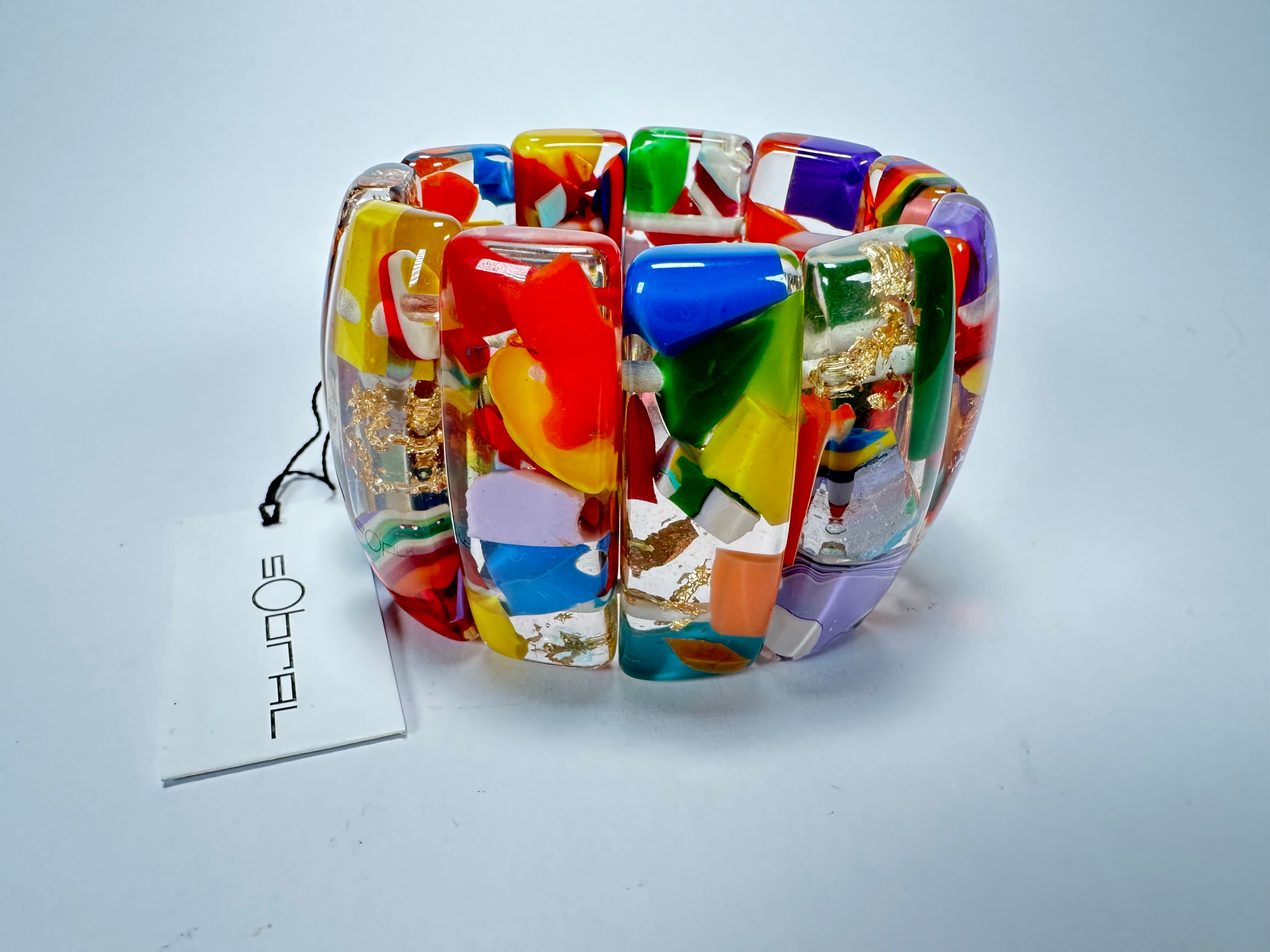 Sobral - Past Present "Sao Conrado" Elasticated Resin Bracelet ( 003283 )
