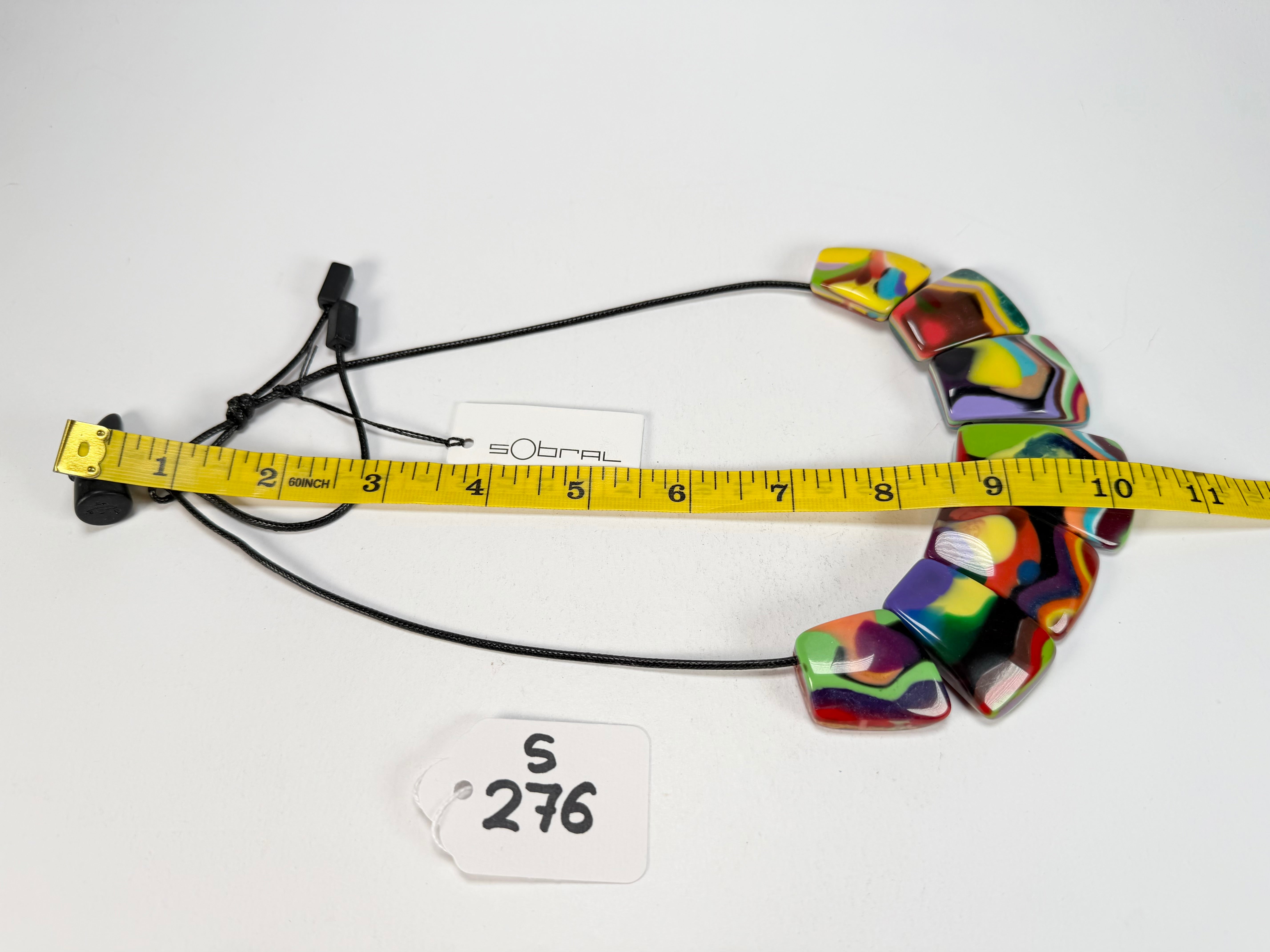 Sobral - Multi-Colour "Franz" Resin Necklace ( 003615 )