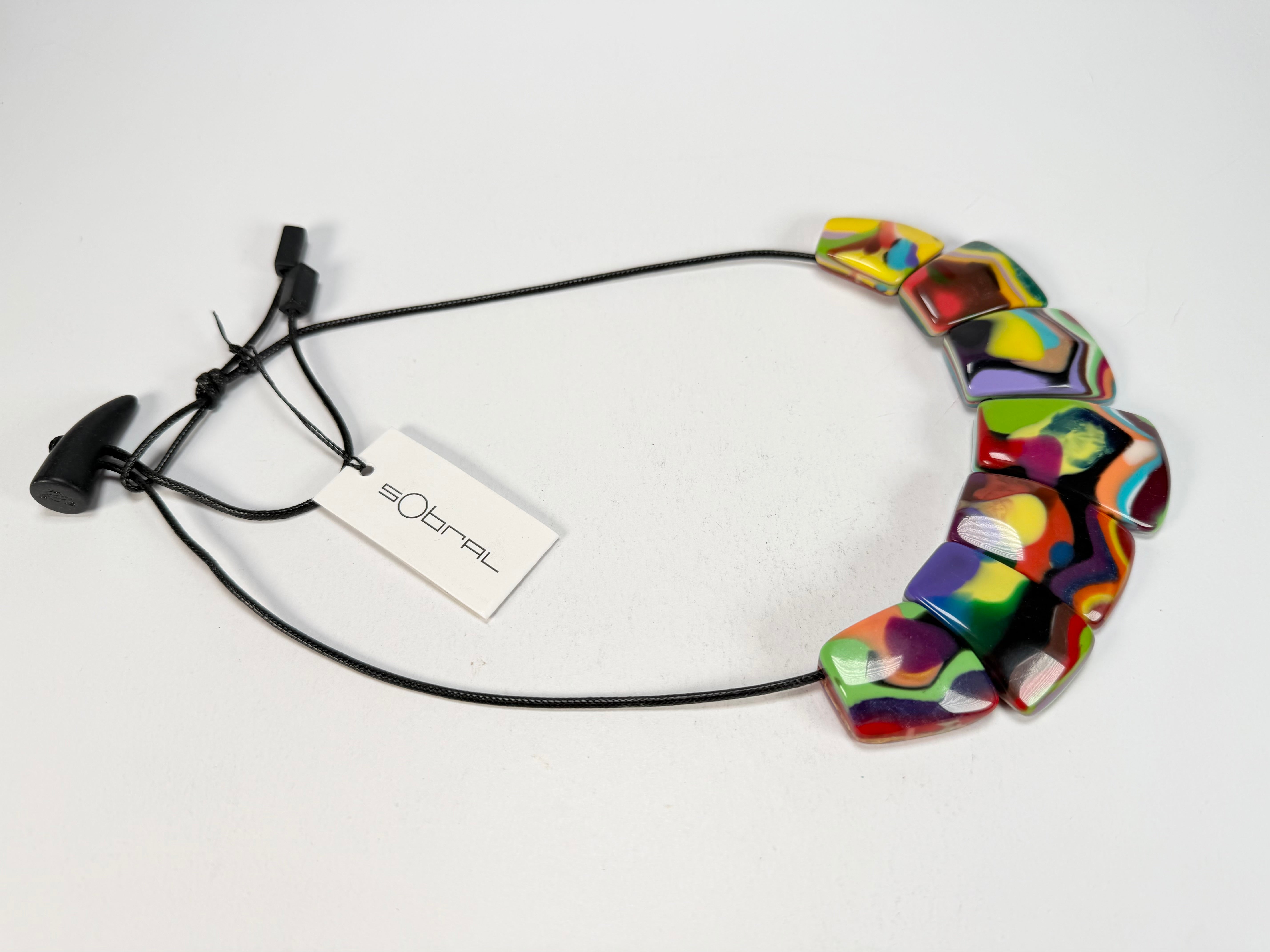 Sobral - Multi-Colour "Franz" Resin Necklace ( 003615 )