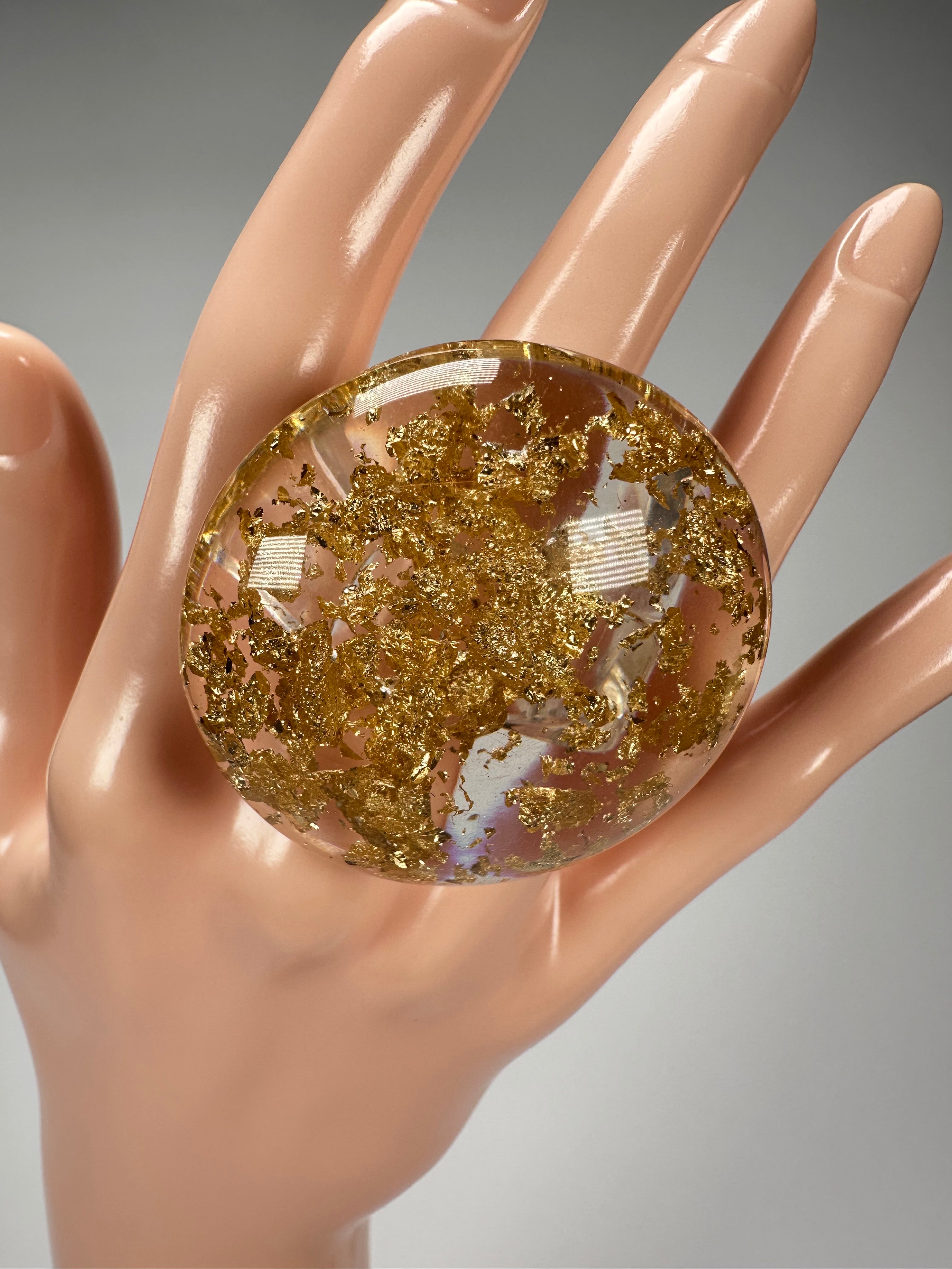 Sobral - Metalique "Moscou Metalique" Resin Ring ( 003605 ) - Size UK V / US 10.5