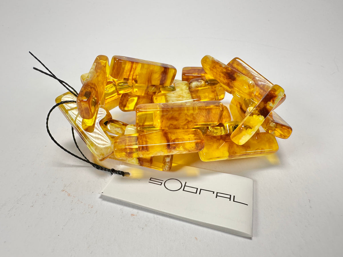 Sobral - Terra "1WJP" Elasticated Resin Bracelet ( 003882 )