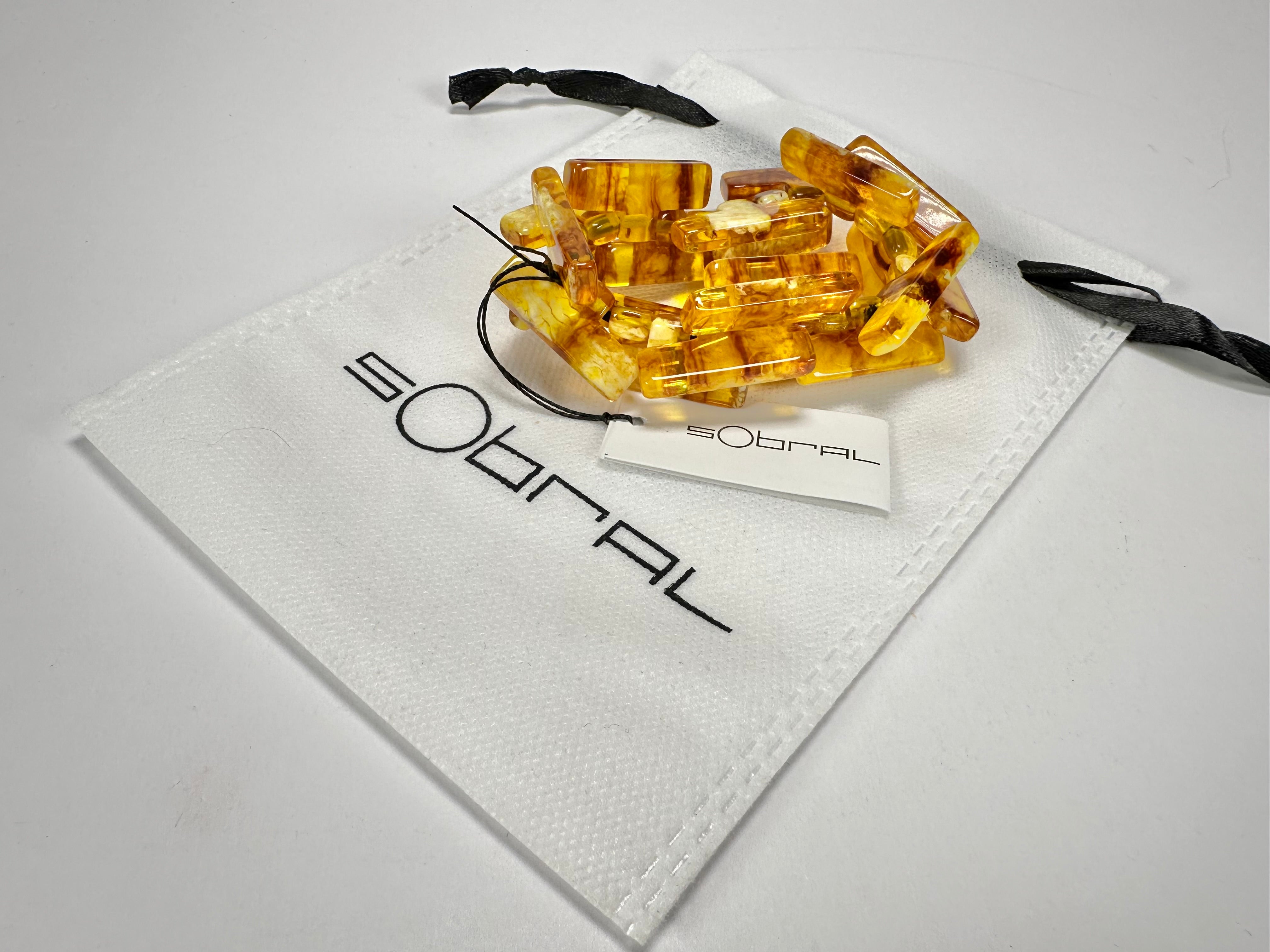 Sobral - Terra "1WJP" Elasticated Resin Bracelet ( 003882 )