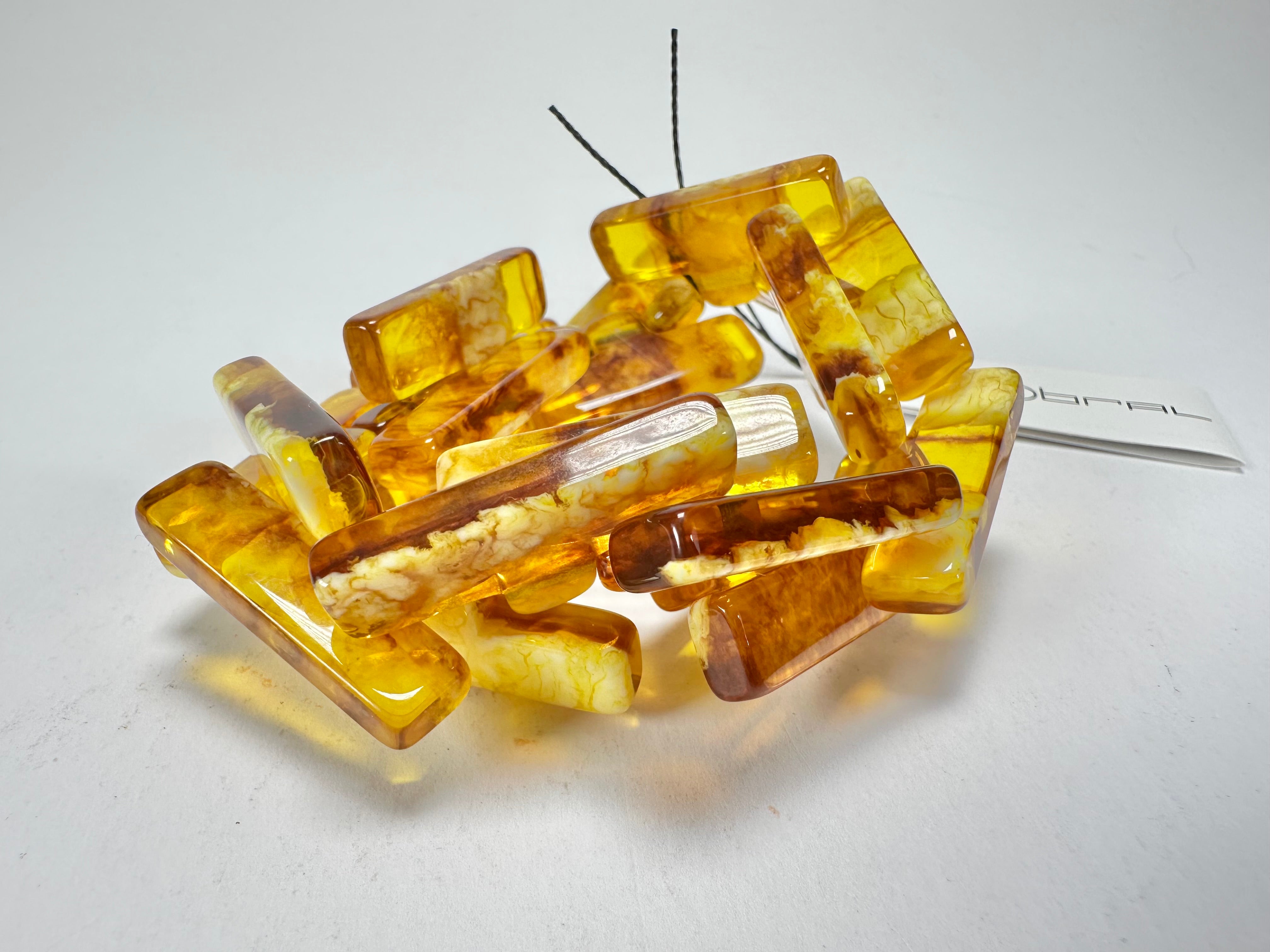 Sobral - Terra "1WJP" Elasticated Resin Bracelet ( 003882 )