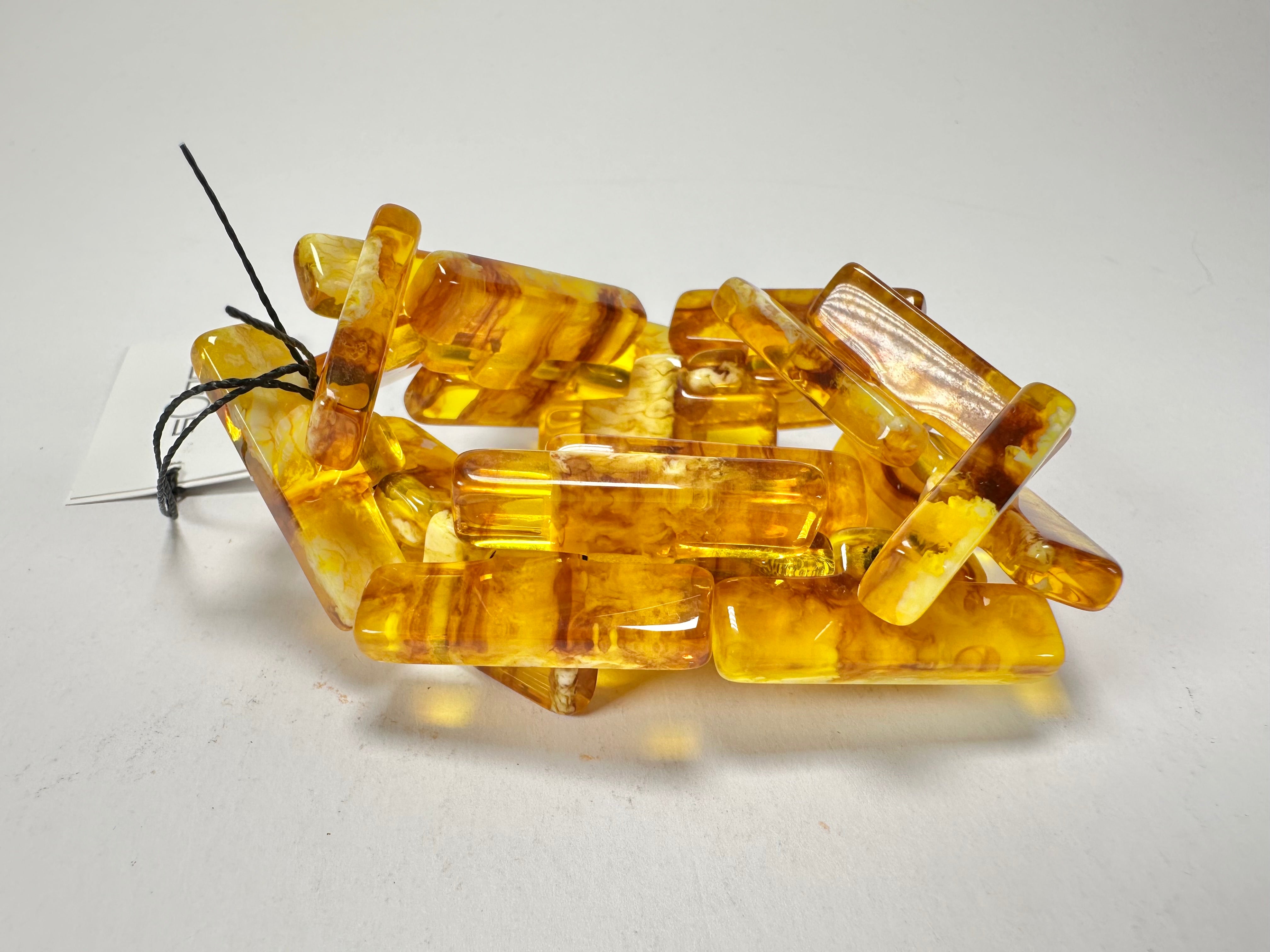 Sobral - Terra "1WJP" Elasticated Resin Bracelet ( 003882 )
