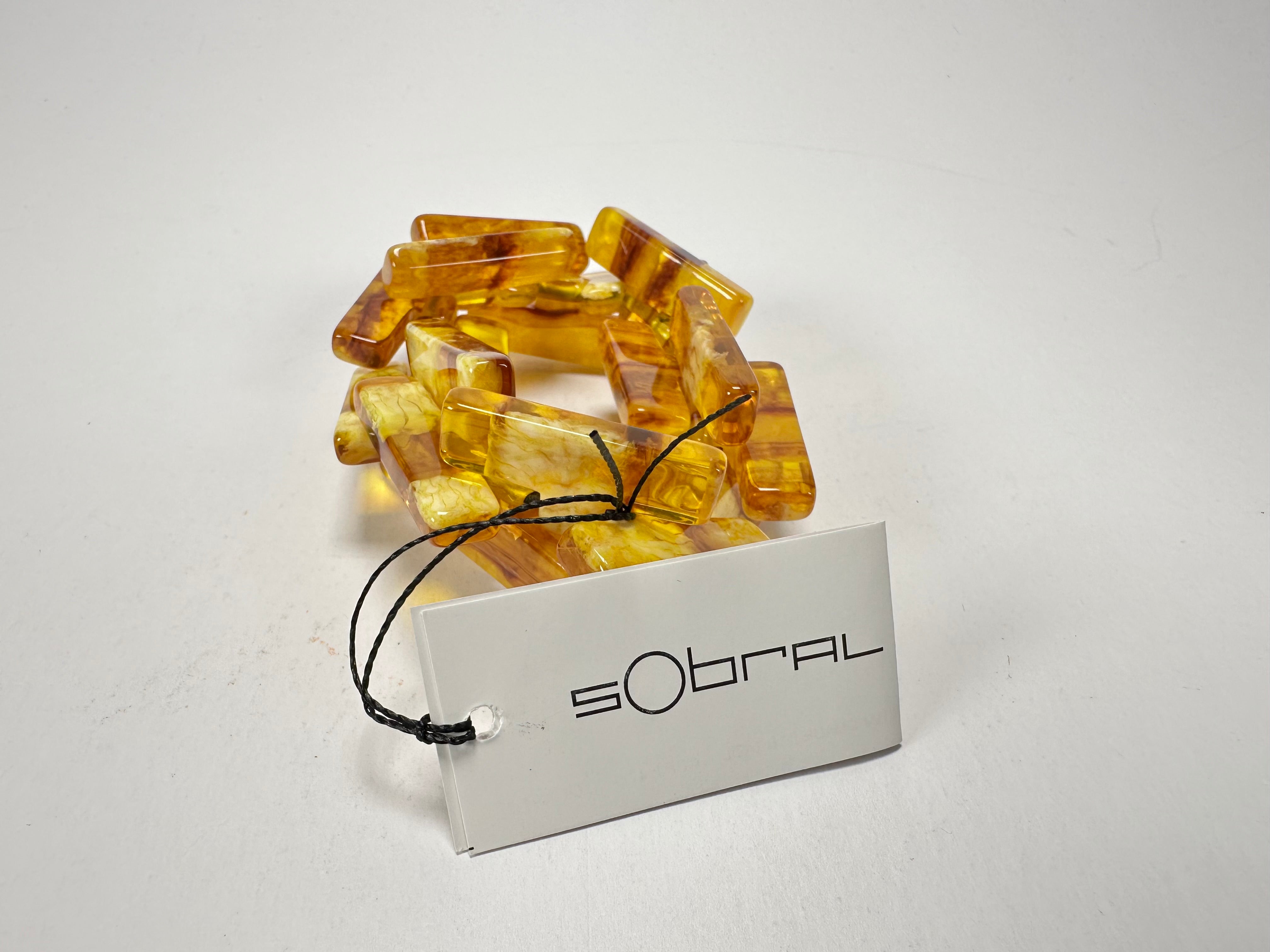 Sobral - Terra "1WJP" Elasticated Resin Bracelet ( 003882 )
