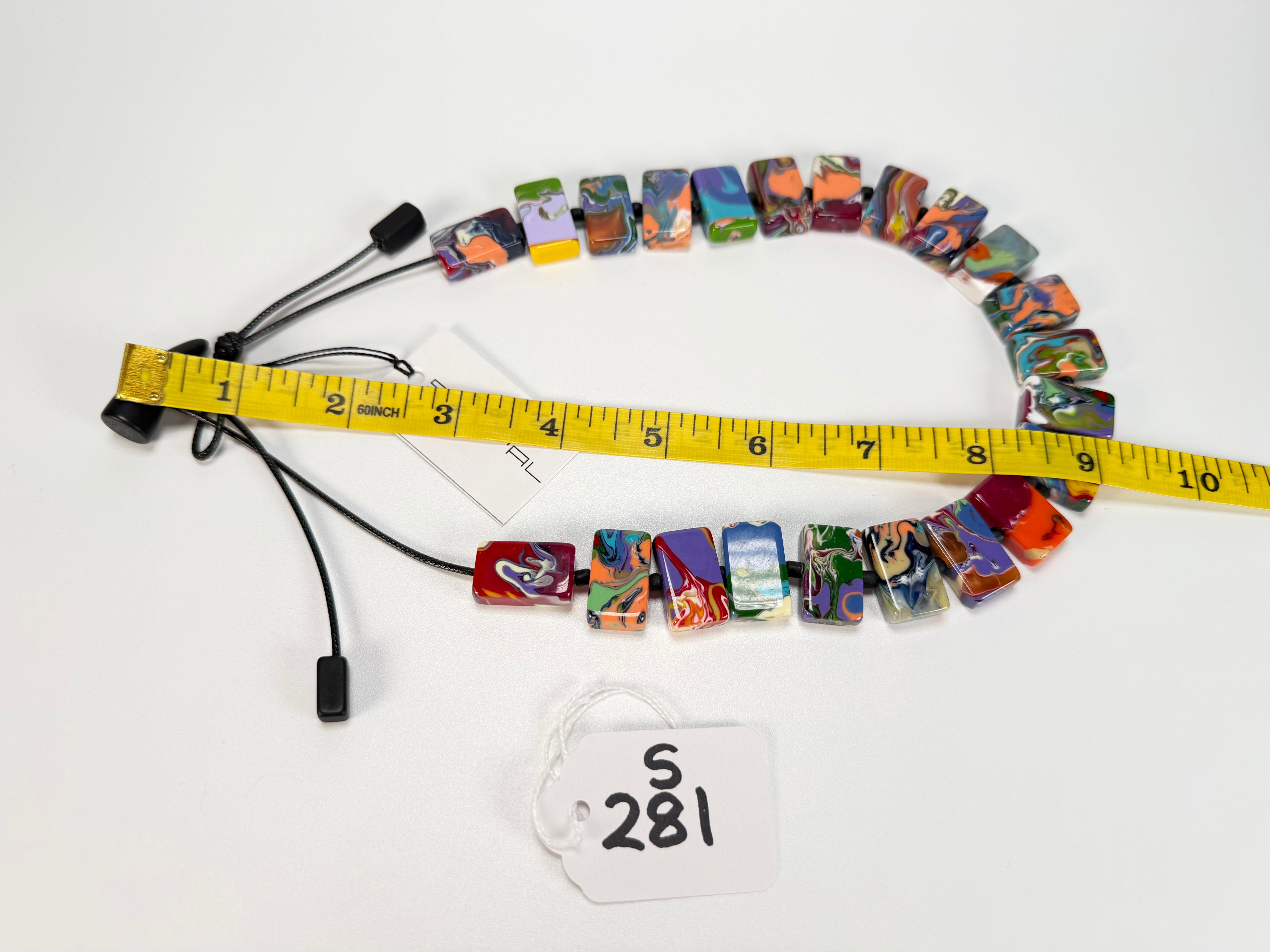 Sobral - Multi-Colour "Rachel" Pollock Resin Necklace ( 000034 )