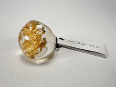 Sobral - Metalique "Afrodite" Resin Ring ( 002789 ) - Size UK O / US 7.5