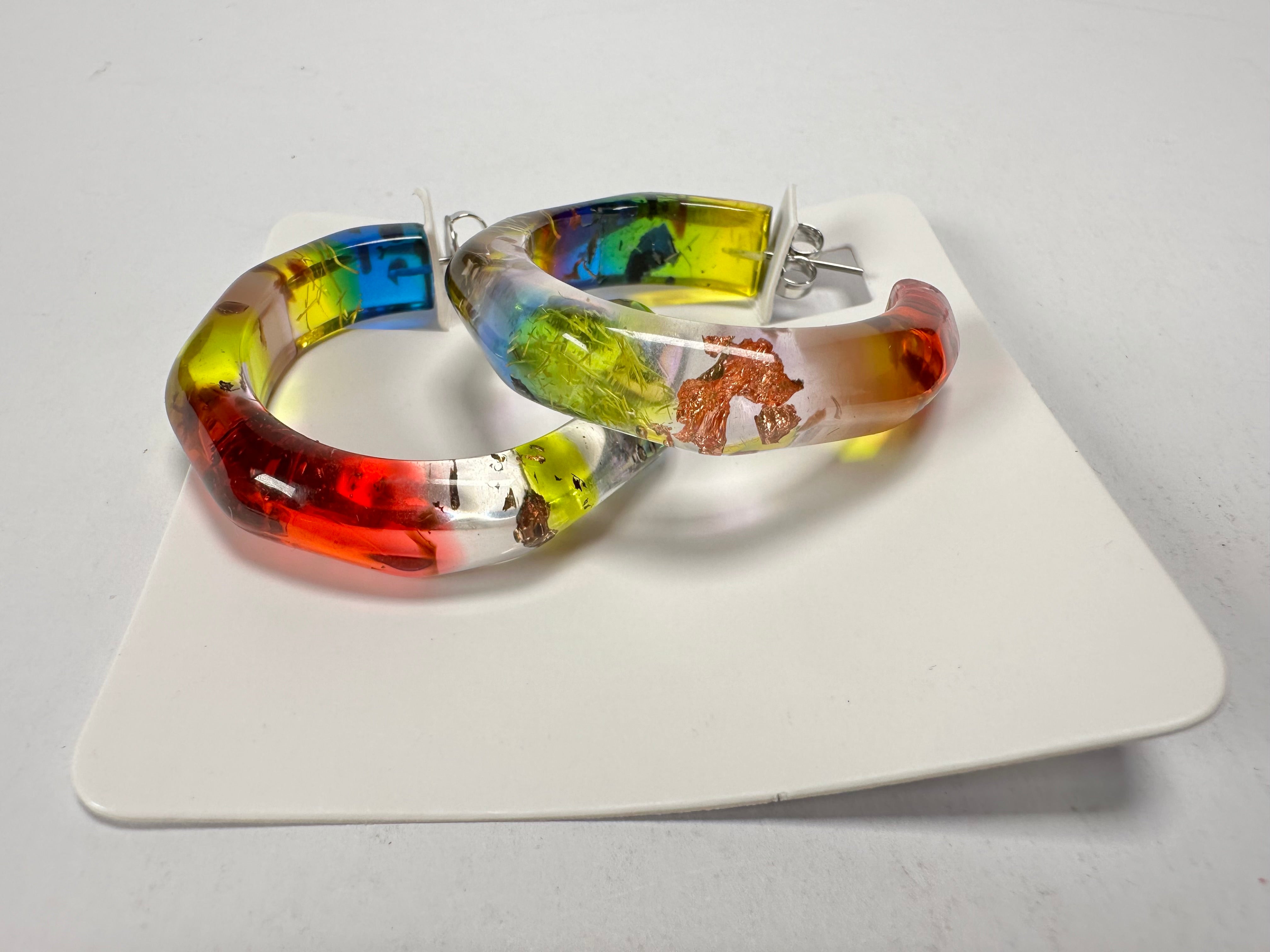 Sobral - Sobralita "Itaoca" Resin Earrings ( 005378 )