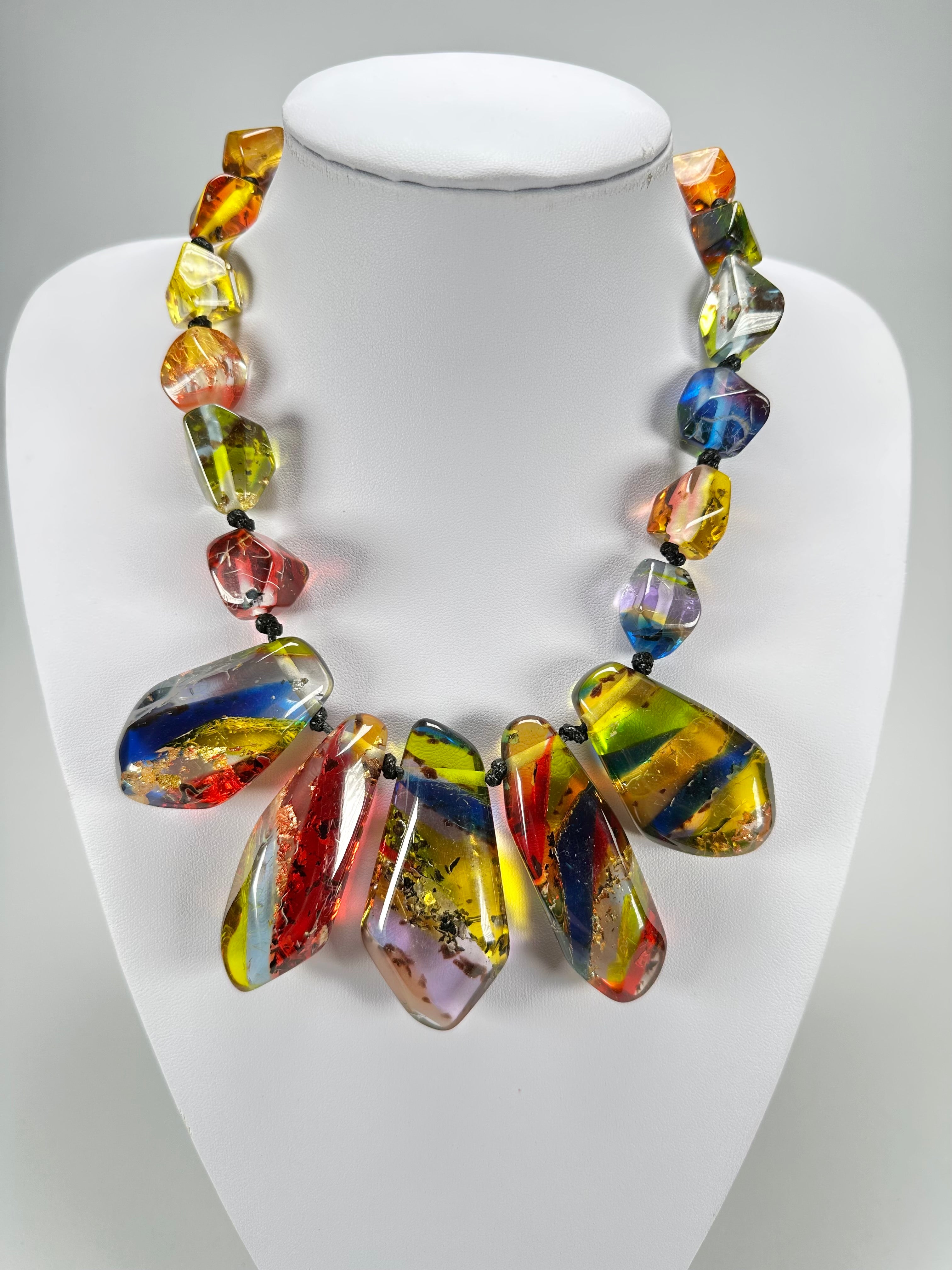 Sobral - Sobralita "Itarare" Resin Necklace ( 005373 )